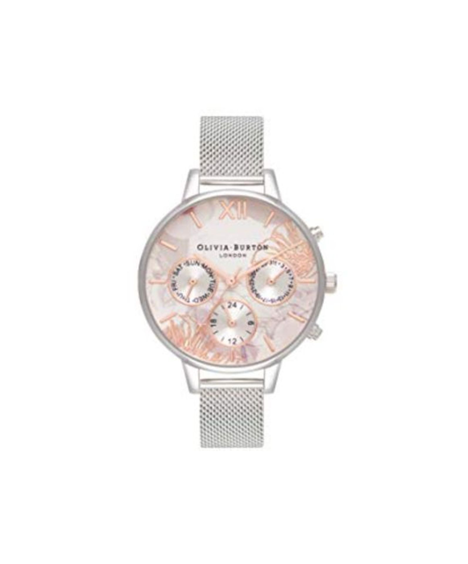 RRP £119.00 Olivia Burton Women's Analogue Japanese Quartz Watch with Stainless Steel Strap OB16CG