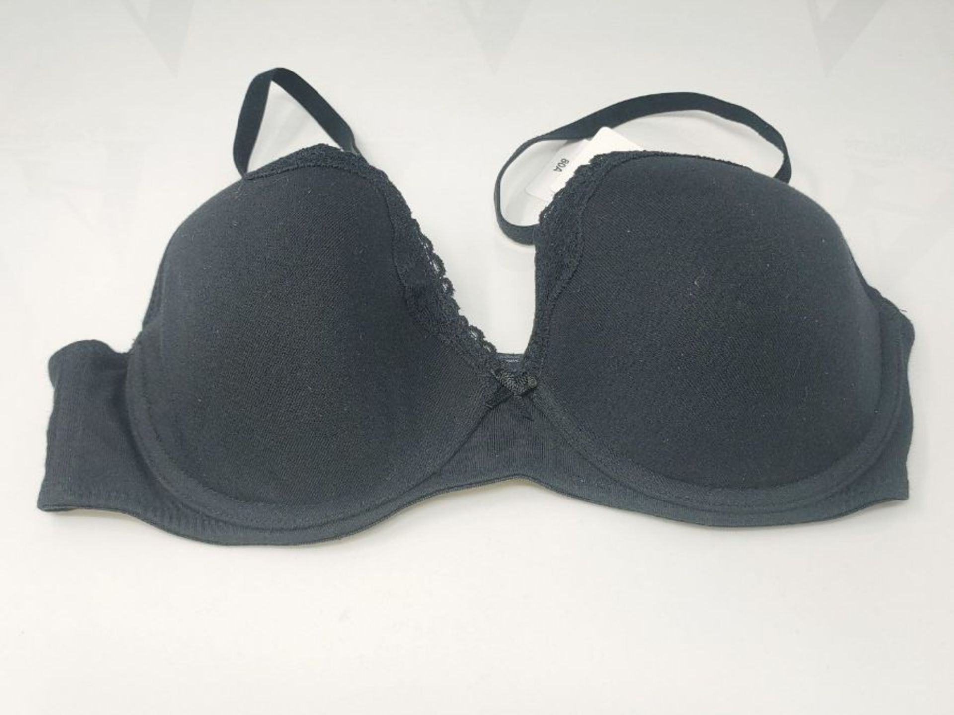 Schiesser Women's Bügel-BH mit Schale Bra, Black, 36A - Image 2 of 3