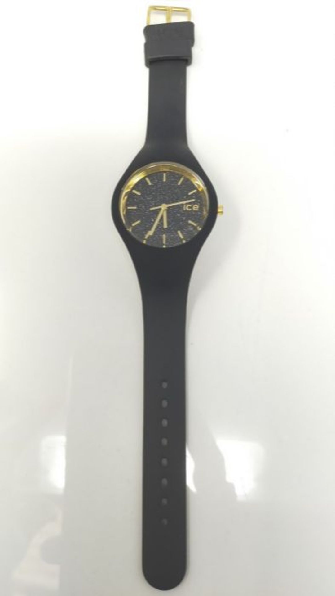 RRP £83.00 Ice-Watch - ICE Glitter Black - Women's Wristwatch with Silicon Strap - 001349 (Small) - Image 3 of 3