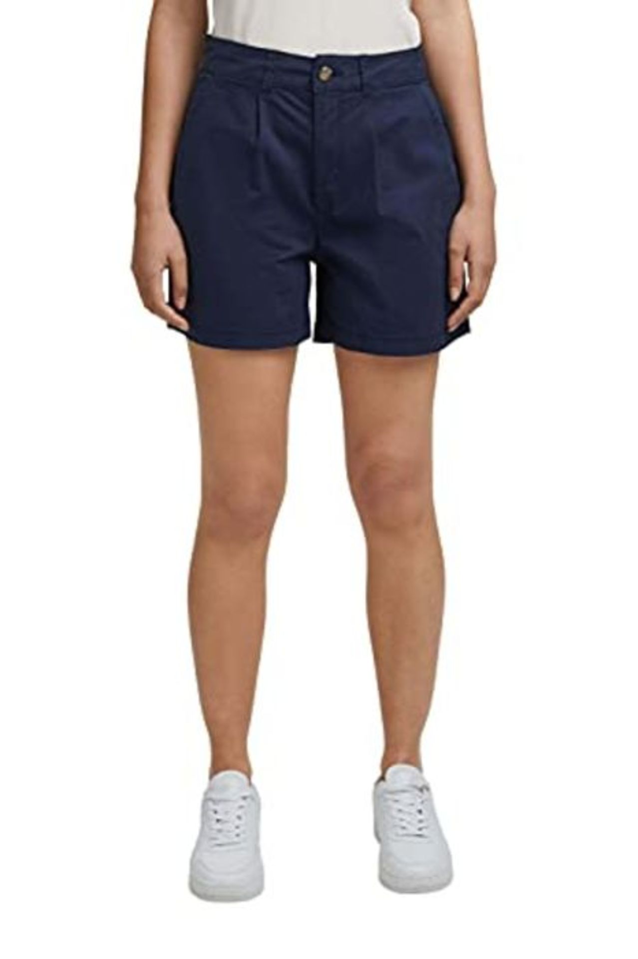 ESPRIT Women's 051EE1C304 Shorts, 400/Navy, 34