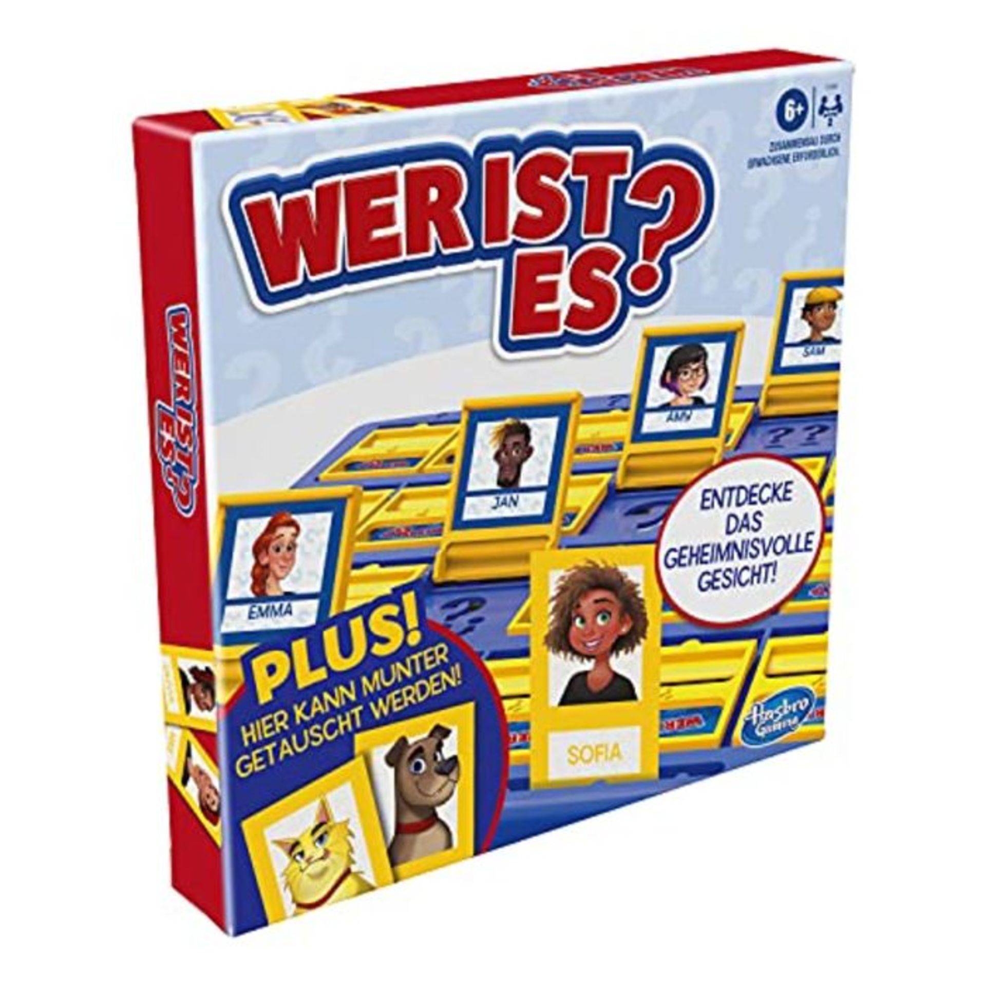 Who is? Board Game with People and Animals, The Original Guessing Game for Children Ag