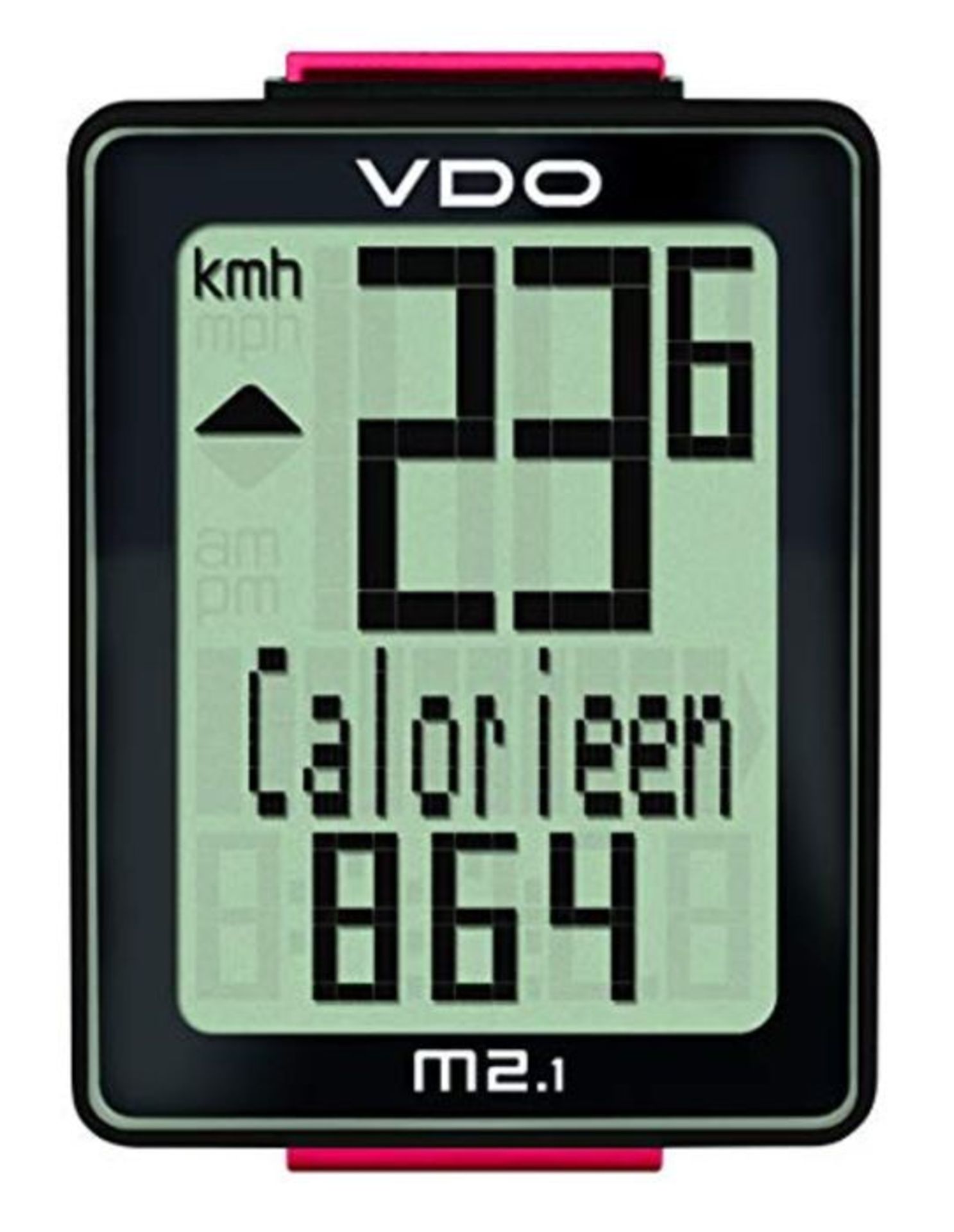 VDO M2.1 WL, Ciclocomputer Unisex-Adulto, Nero, 7 x 6 x 10 cm