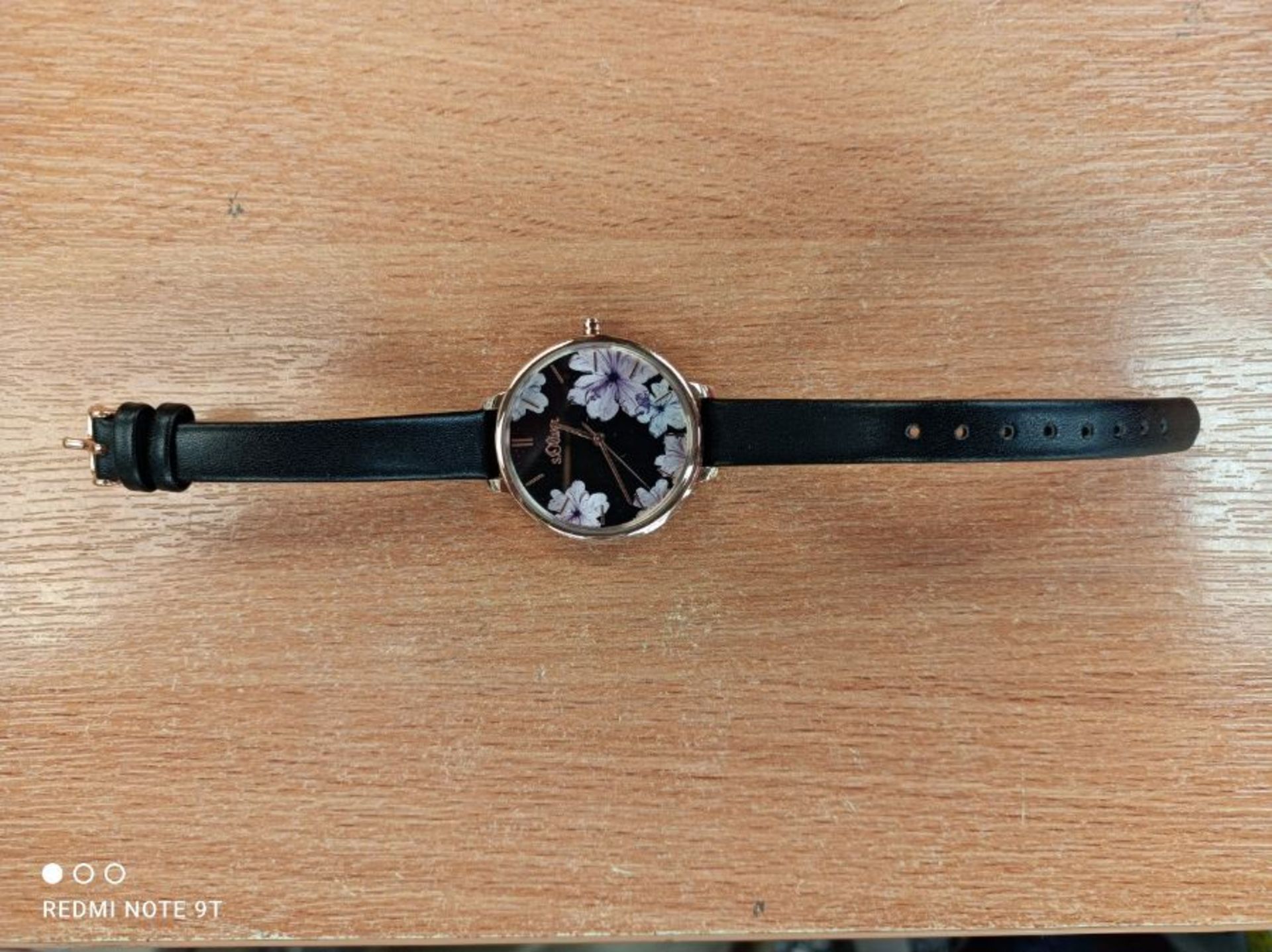 s.Oliver Damen Analog Quarz Uhr mit Leder Armband SO-3779-LQ - Image 2 of 3