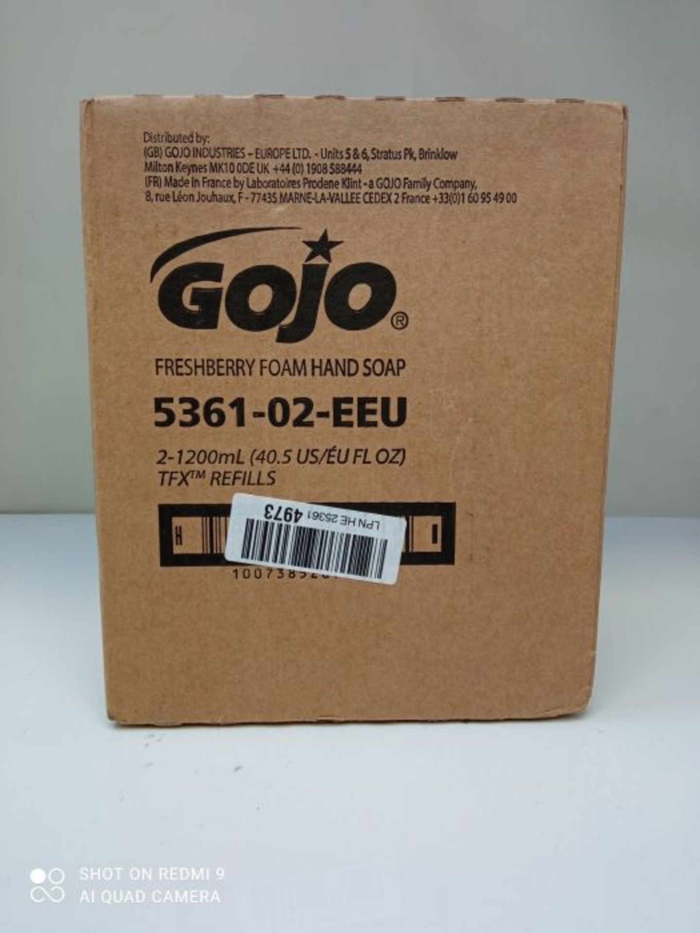 GOJO® Freshberry Schaumseife für die Hände, Nachfüllung TFX"! 1200 ml, 5361-02-EE - Image 2 of 3