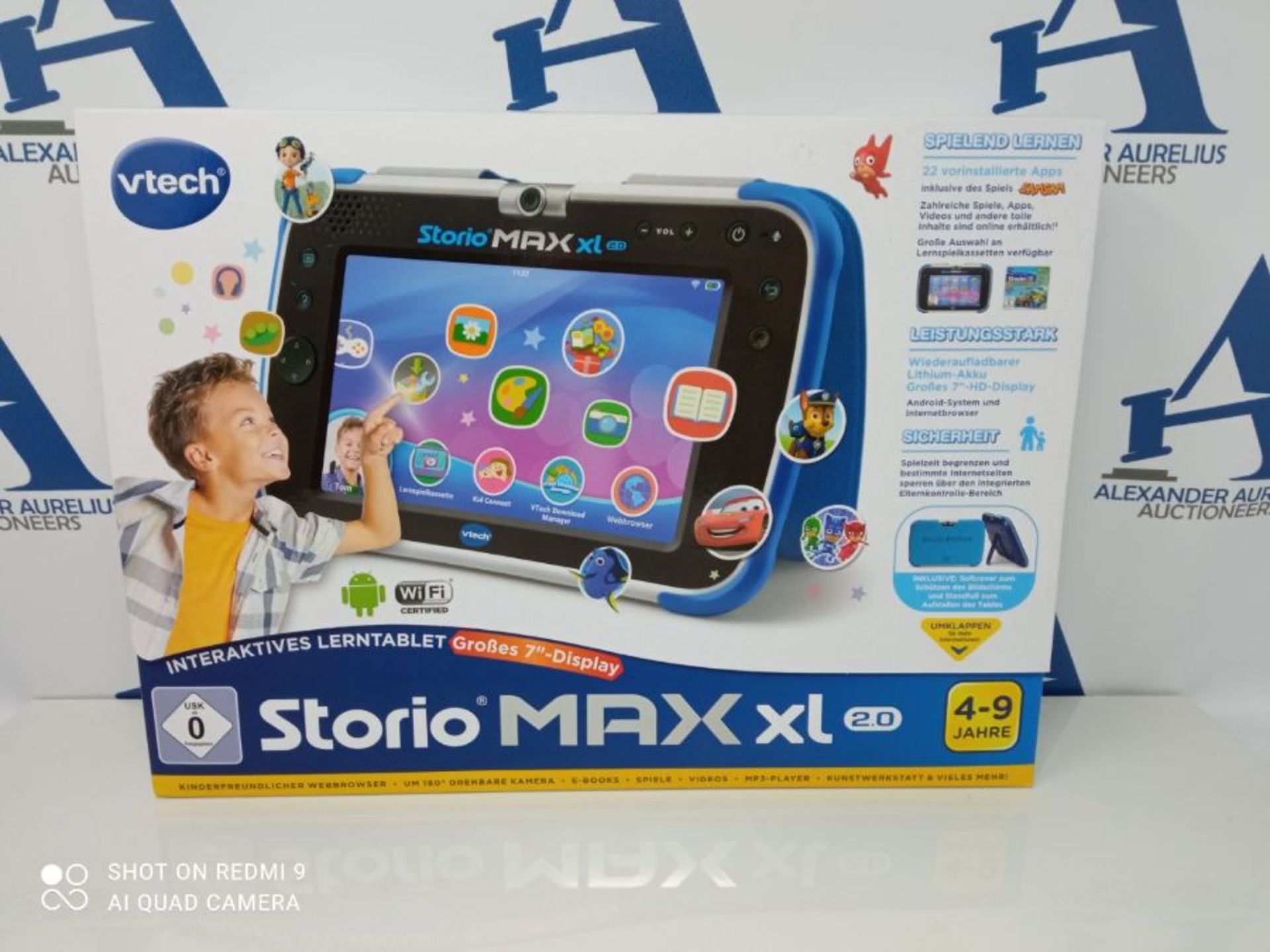 RRP £125.00 VTech Storio MAX XL 2.0 7 blue - Image 2 of 3