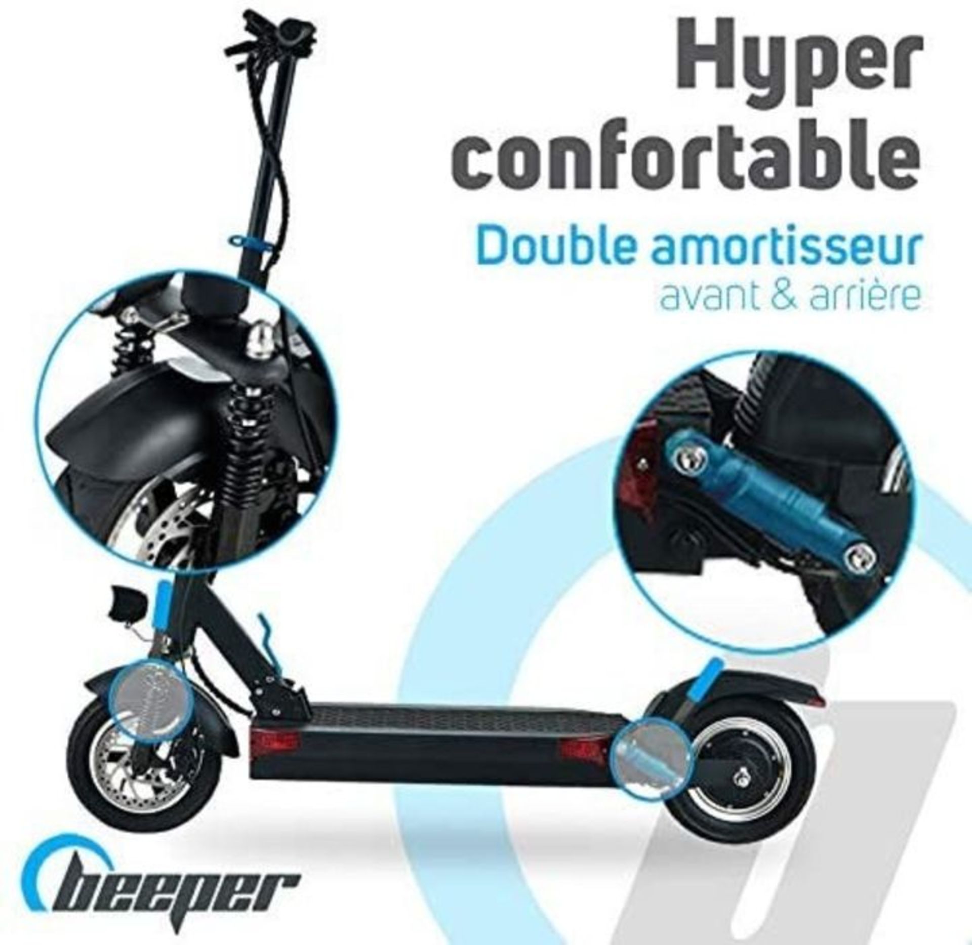 RRP £691.00 BEEPER - Electric Scooter Max (G2) FX10-G2 Battery - FX10-G2-8 Version (8.0Ah Battery)