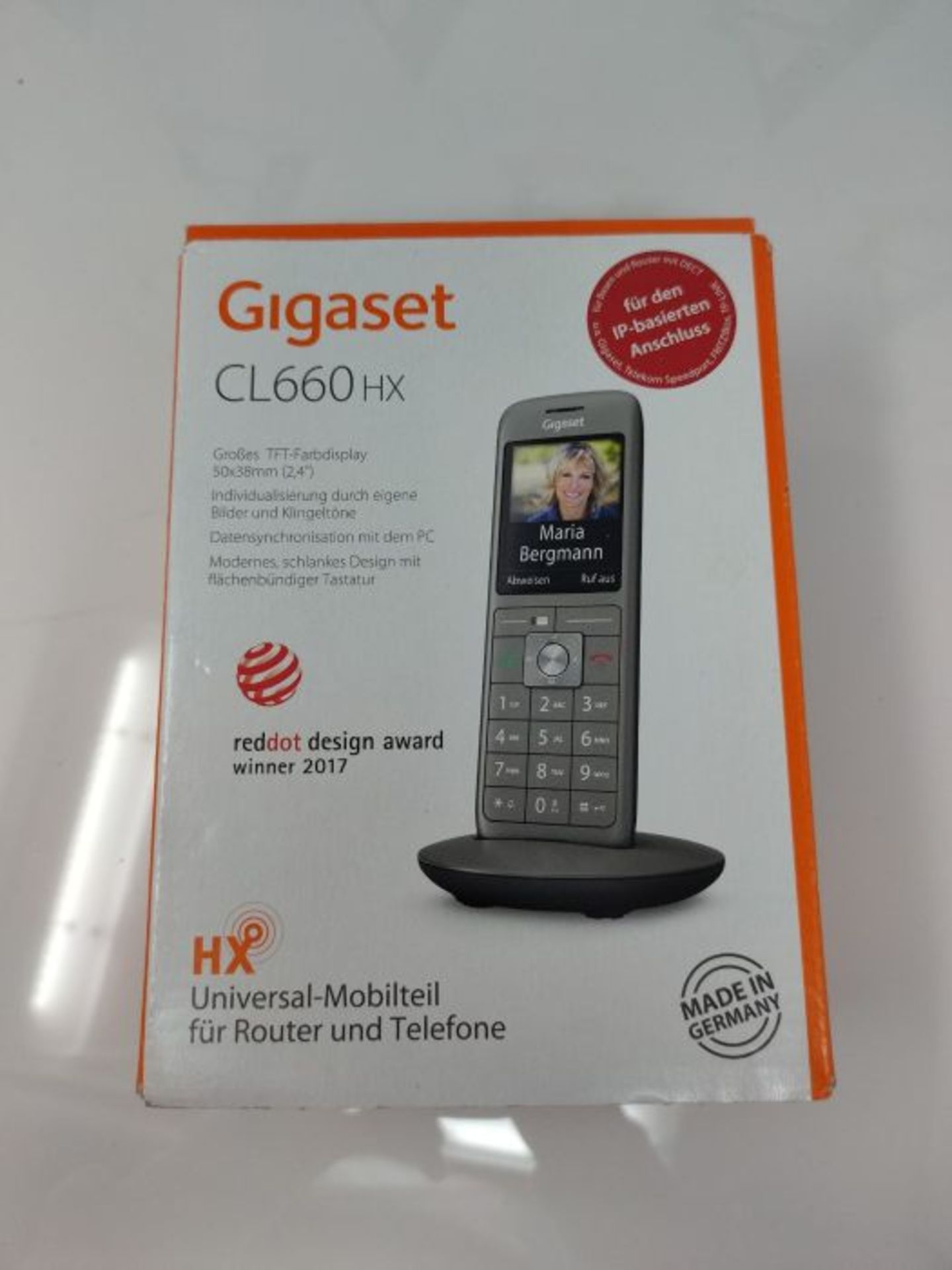 RRP £64.00 Gigaset CL660HX - DECT-Telefon schnurlos für Router - Fritzbox, Speedport kompatibel - Image 2 of 3
