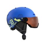 RRP £63.00 Helmet GROM VISOR Pop Blue Mat/UNIVER