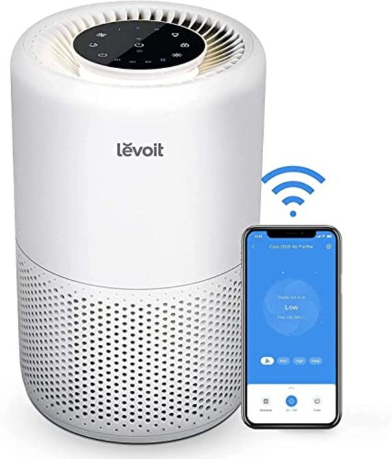 RRP £90.00 LEVOIT Smart WiFi Air Purifier for Home, Alexa Enabled H13 HEPA Filter, CADR 170m³/h,