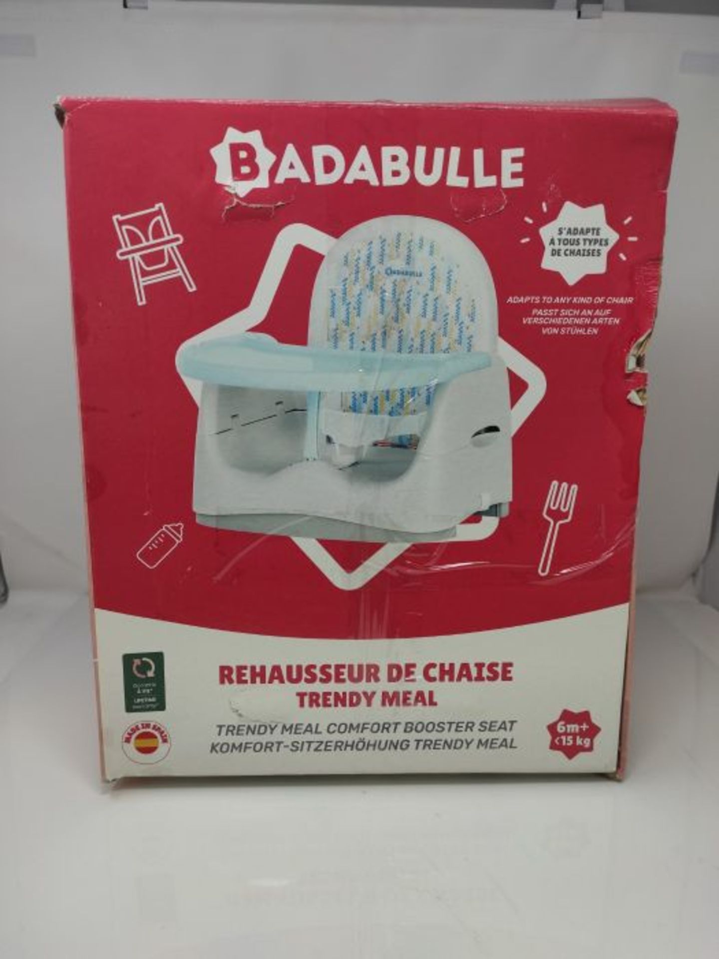 Badabulle Trendy baby booster seat for dining chair, folding, height-adjustable - Image 2 of 3