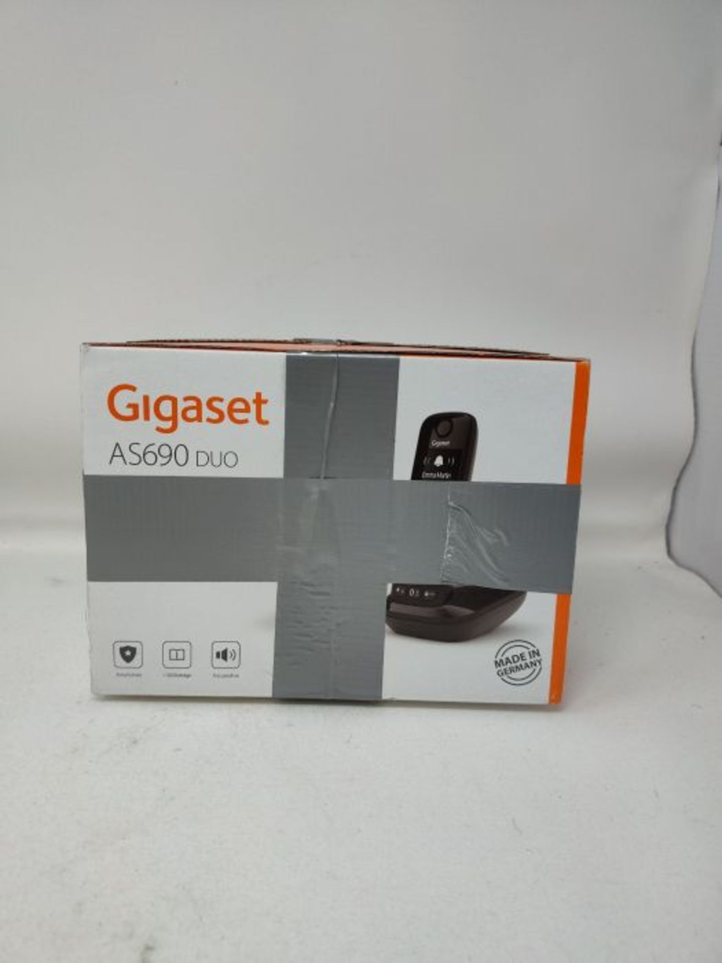 RRP £52.00 Gigaset AS690 Duo - 2 Schnurlose Telefone - groÃxes, kontrastreiches Display - brill