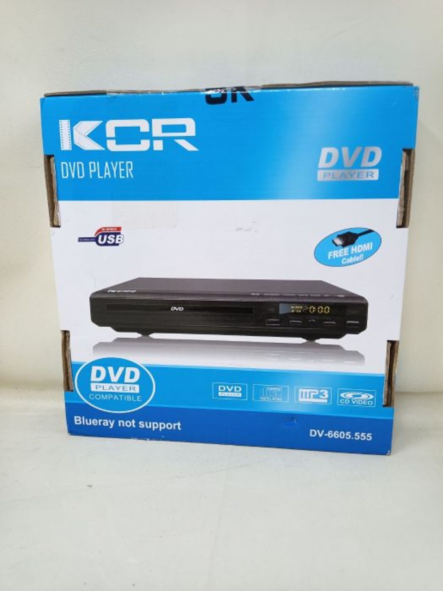 SOYAR DVD Player - Compatible with CD, DVD, MP3 Players with Remote Control, USB Plug