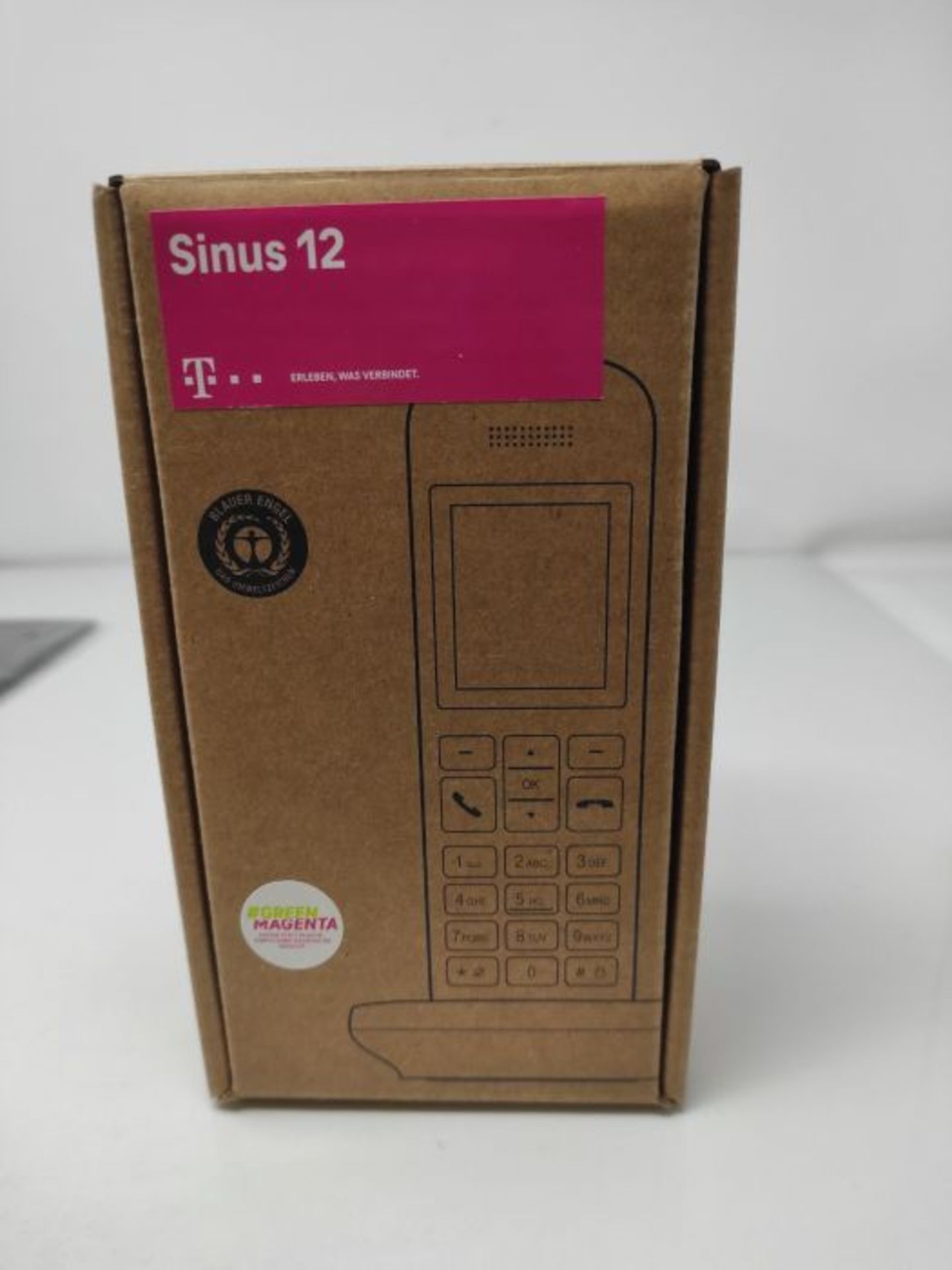 Telekom Sinus 12 in Schwarz Festnetz Telefon schnurlos, 5 cm Farbdisplay, beleuchtete - Image 2 of 3