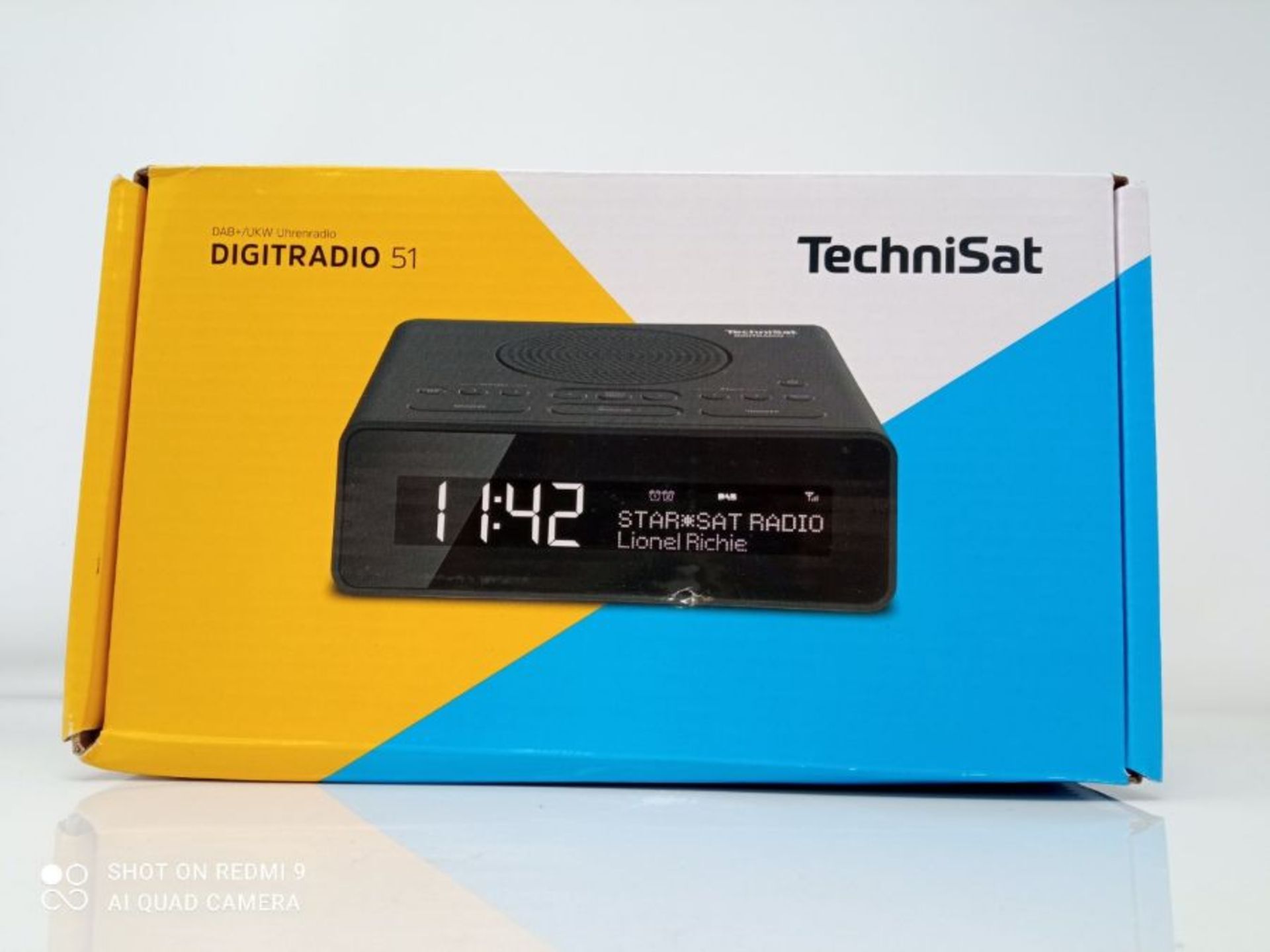 TechniSat Digitradio 51 DAB+ Radiowecker (DAB, UKW, Uhrenradio, Wecker mit zwei einste - Image 2 of 3