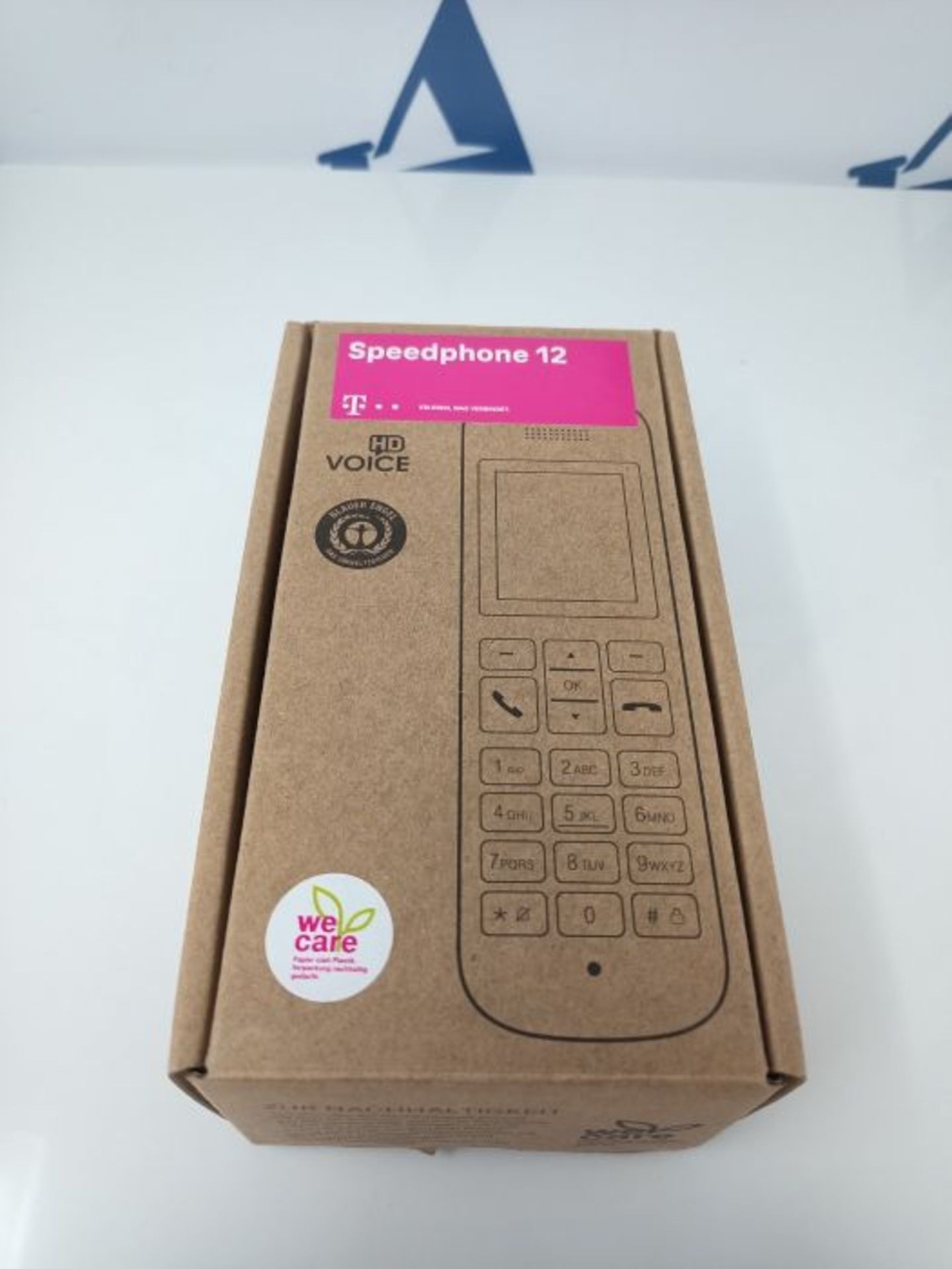 Deutsche Telekom Speedphone 12 landline telephone in black cordless | For use with cur - Image 2 of 3
