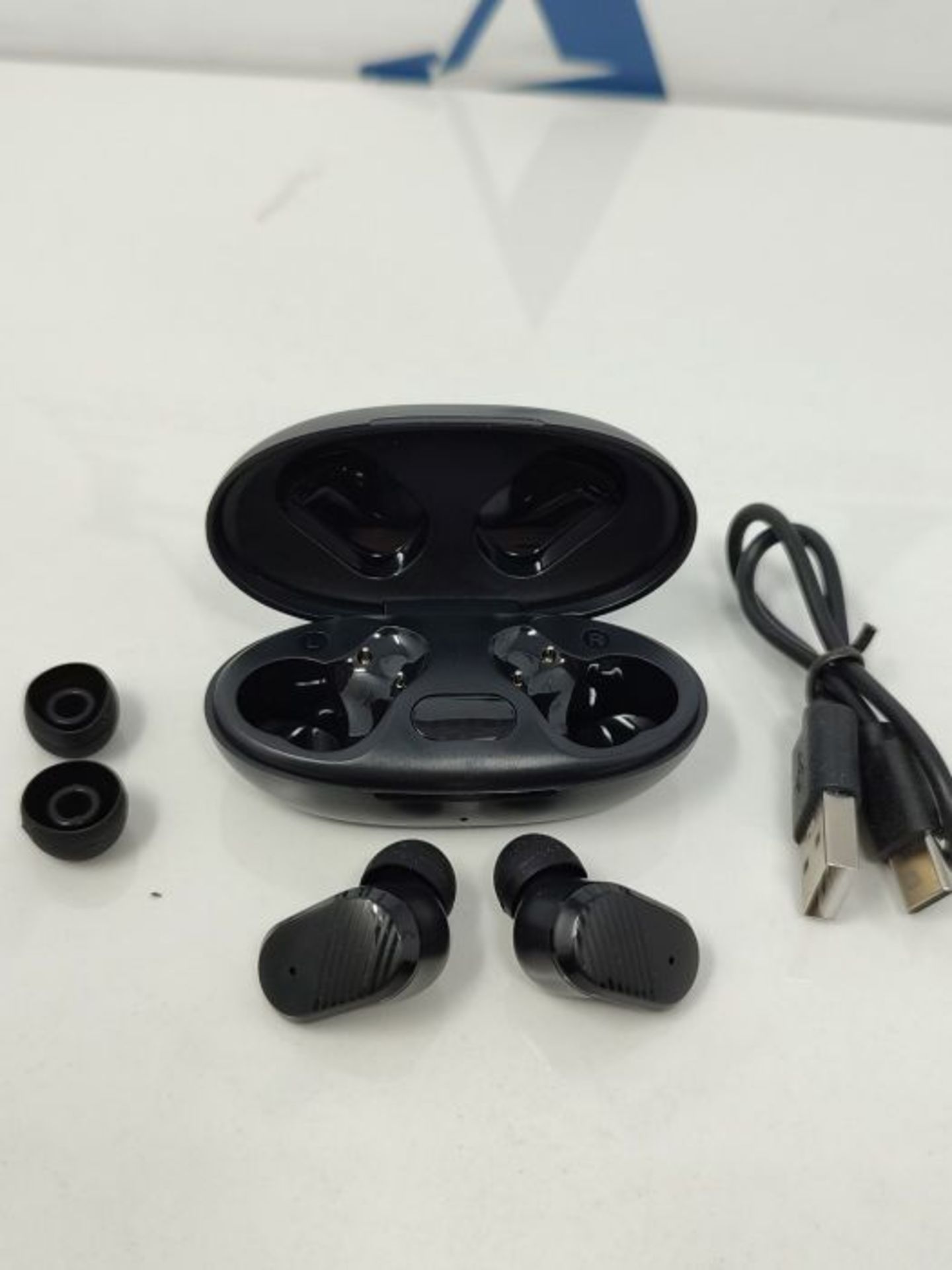 GMPC Bluetooth Headphones, Bluetooth 5.2 Wireless Earphones in Ear Stereo Sound Microp - Image 3 of 3