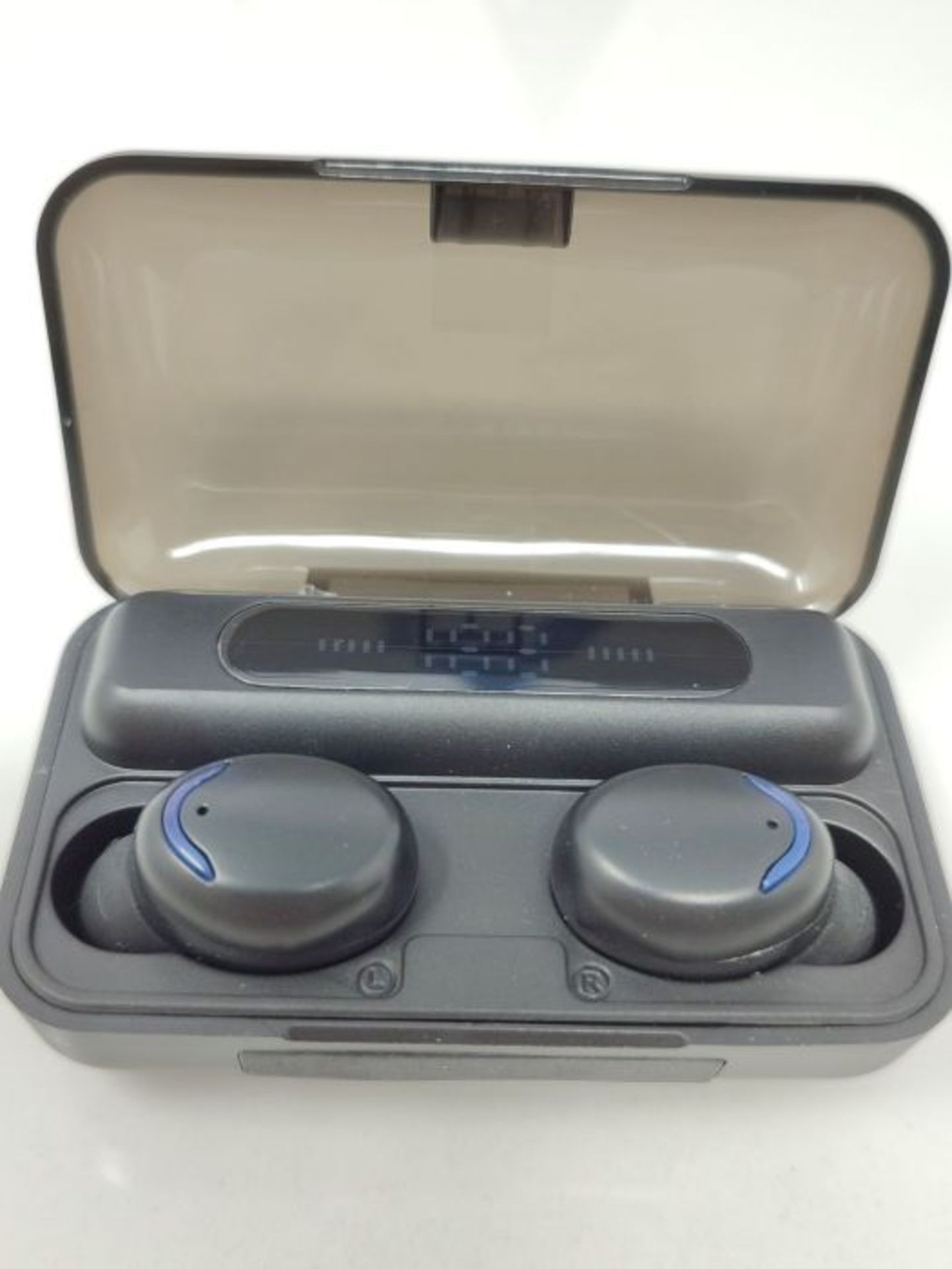 Wireless Bluetooth 5.0 Headphones with Noise Reduction, Sports Headphones with IPX7, W - Image 2 of 2