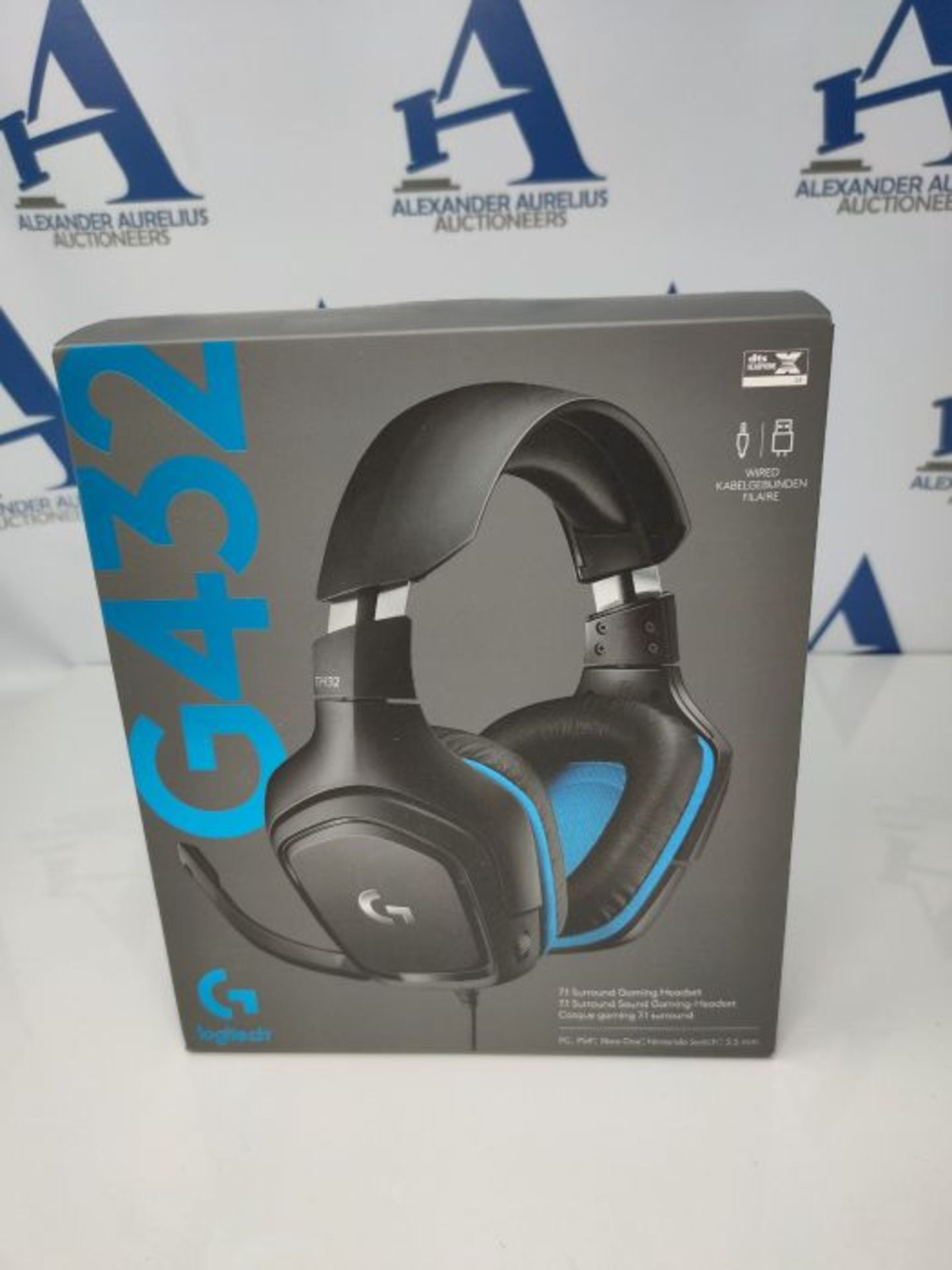 RRP £52.00 Logitech G432 kabelgebundenes Gaming-Headset, 7.1 Surround Sound, DTS Headphone:X 2.0, - Image 2 of 3