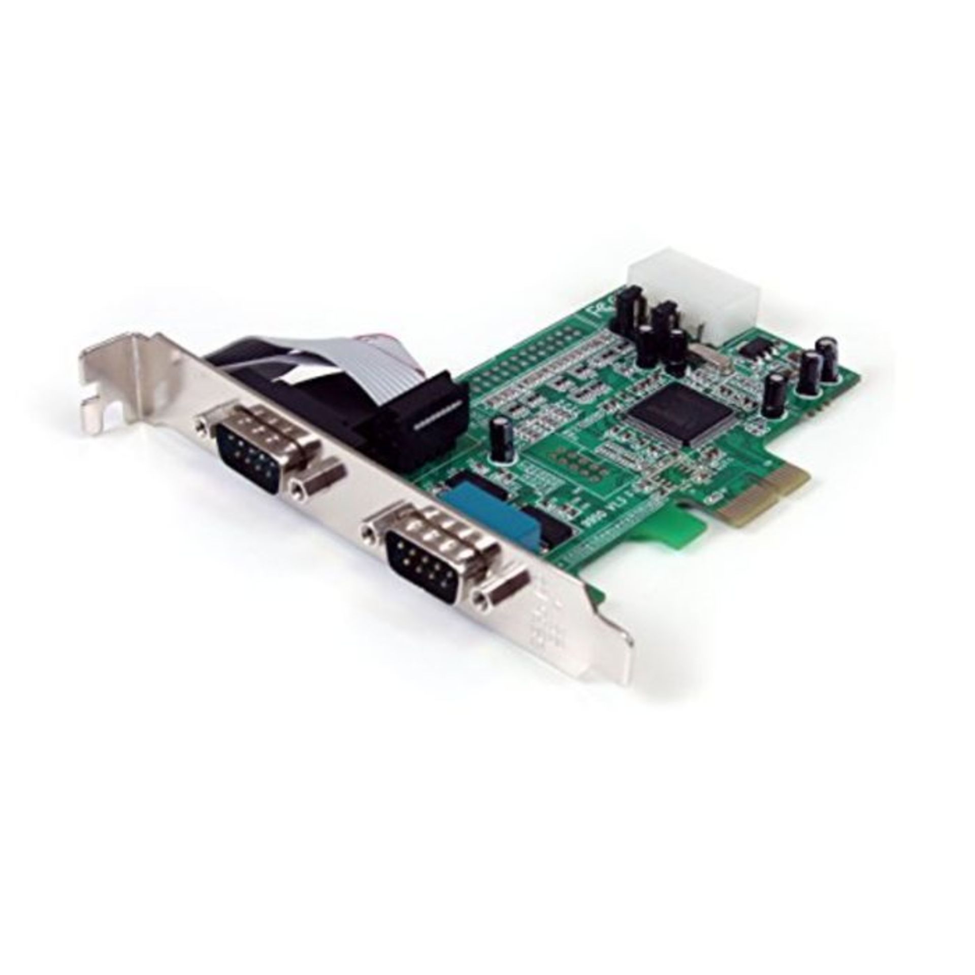 RRP £52.00 StarTech.com PEX2S553 2 Port Native PCIe RS232 Serial Adapter Card with 16550 UART , G