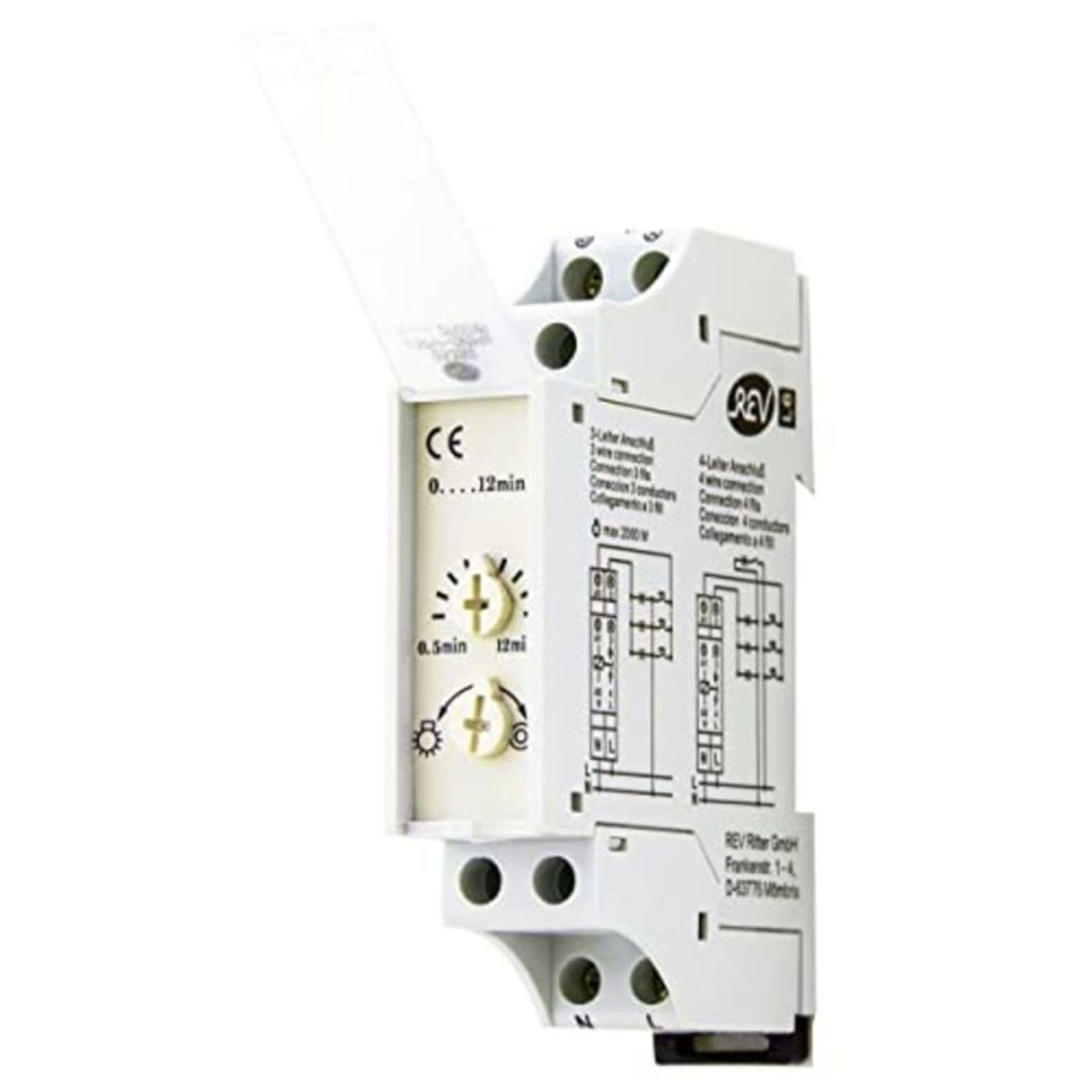 REV Ritter 0505350555 Staircase Light Timer Switch