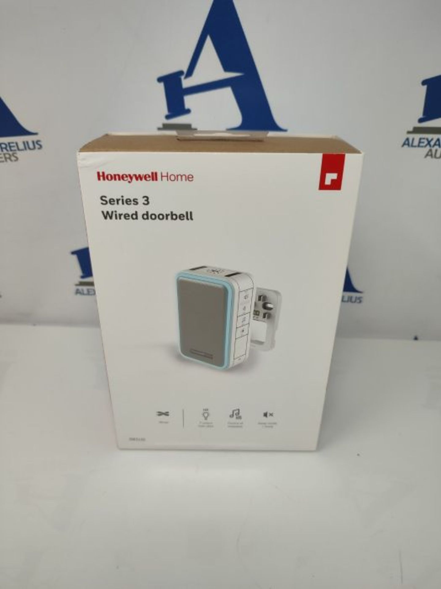 Honeywell Home DW315S Series 3 Wired LED Doorbell Chime with Mute and LED Light (White - Image 2 of 3