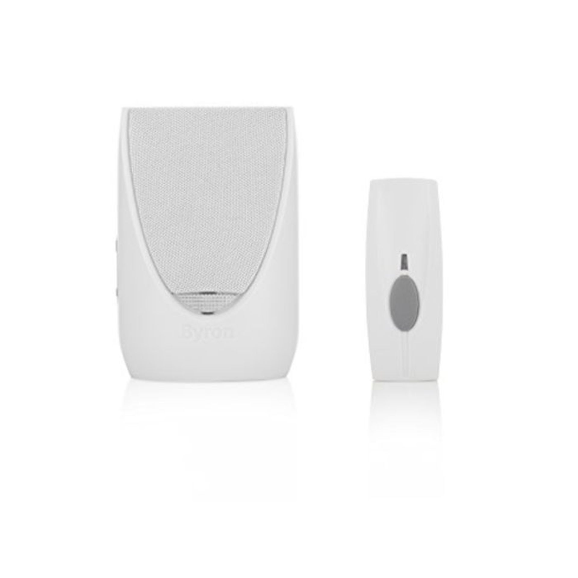 Byron Sentry BY201F 100m Wireless Portable Door Chime Kit with Flashing Light and 6 So