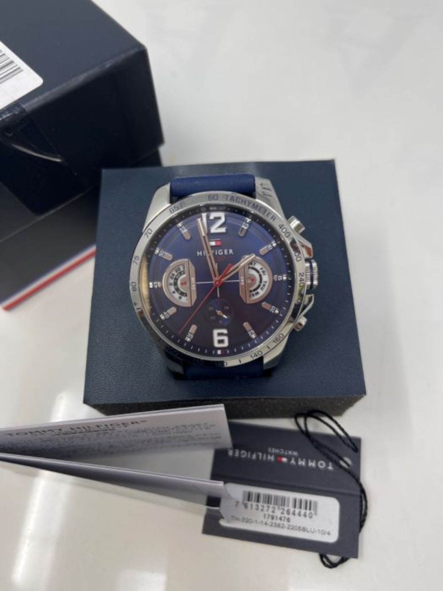 RRP £119.00 Tommy Hilfiger Unisex-Adult Multi dial Quartz Connected Wrist Watch with Silicone Stra - Image 3 of 3