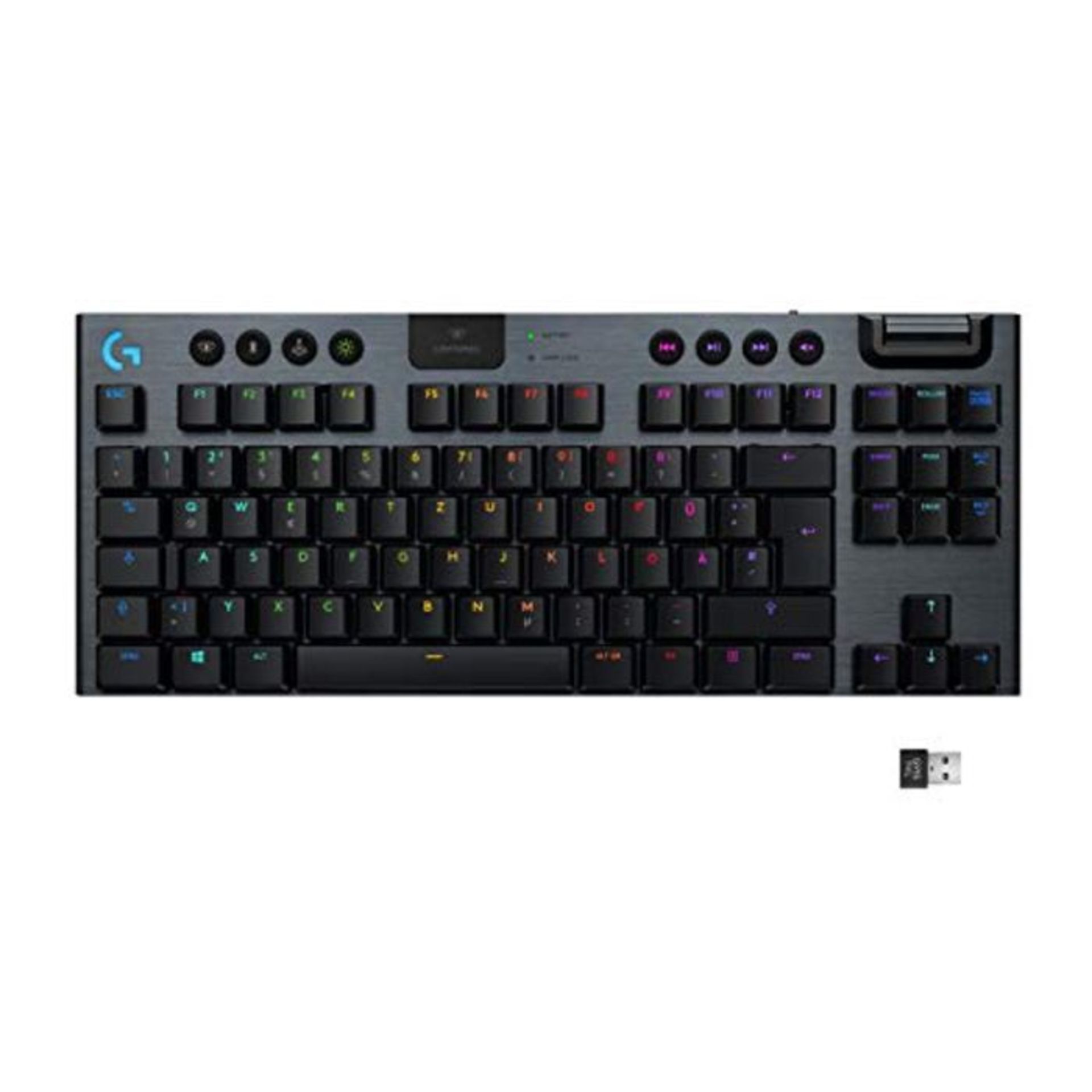 RRP £151.00 Logitech G G915 TKL keyboard Bluetooth QWERTZ German Black