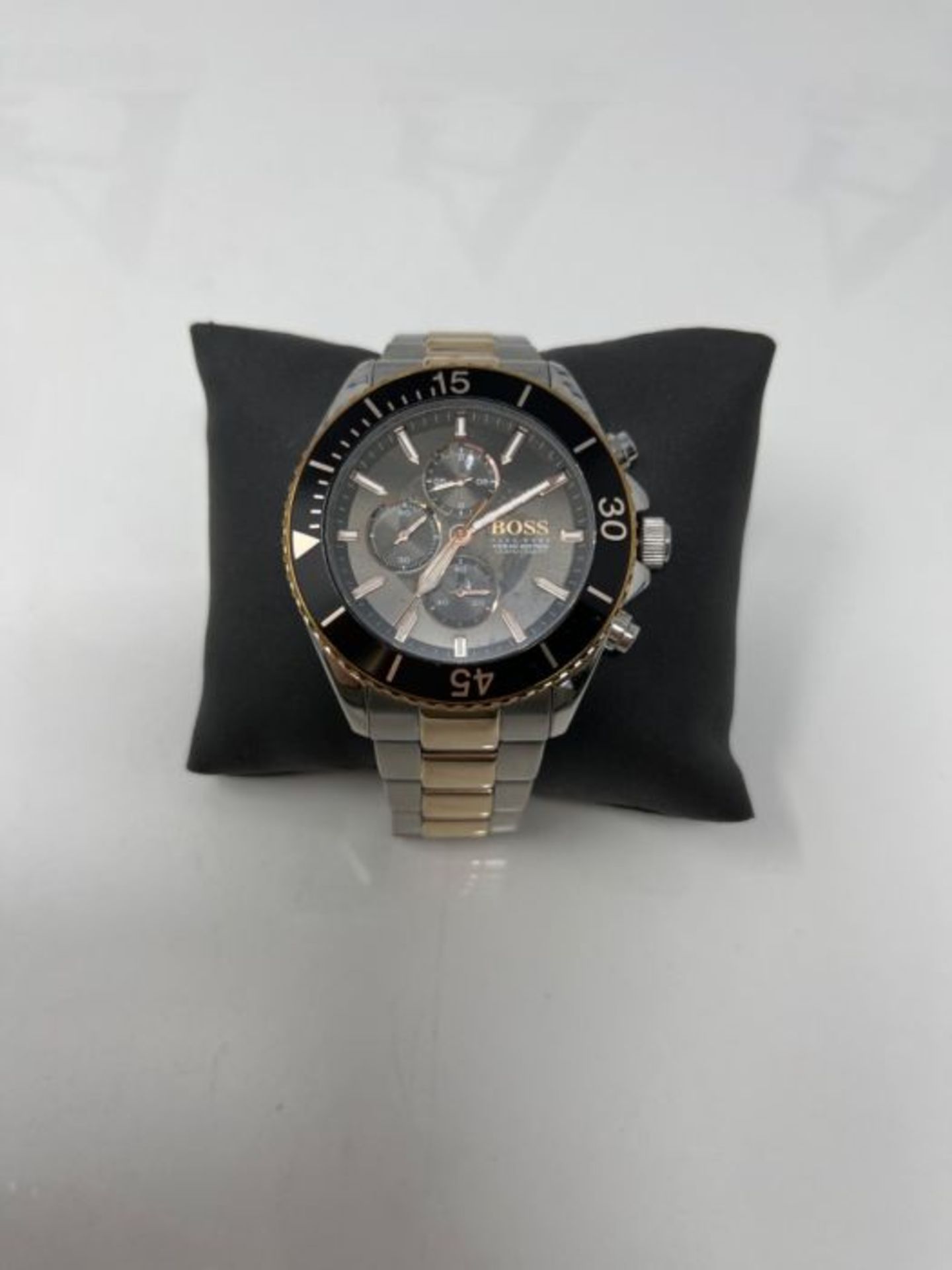 RRP £252.00 BOSS Mens Chronograph Quartz Watch with Stainless Steel Strap 1513705 - Image 2 of 3