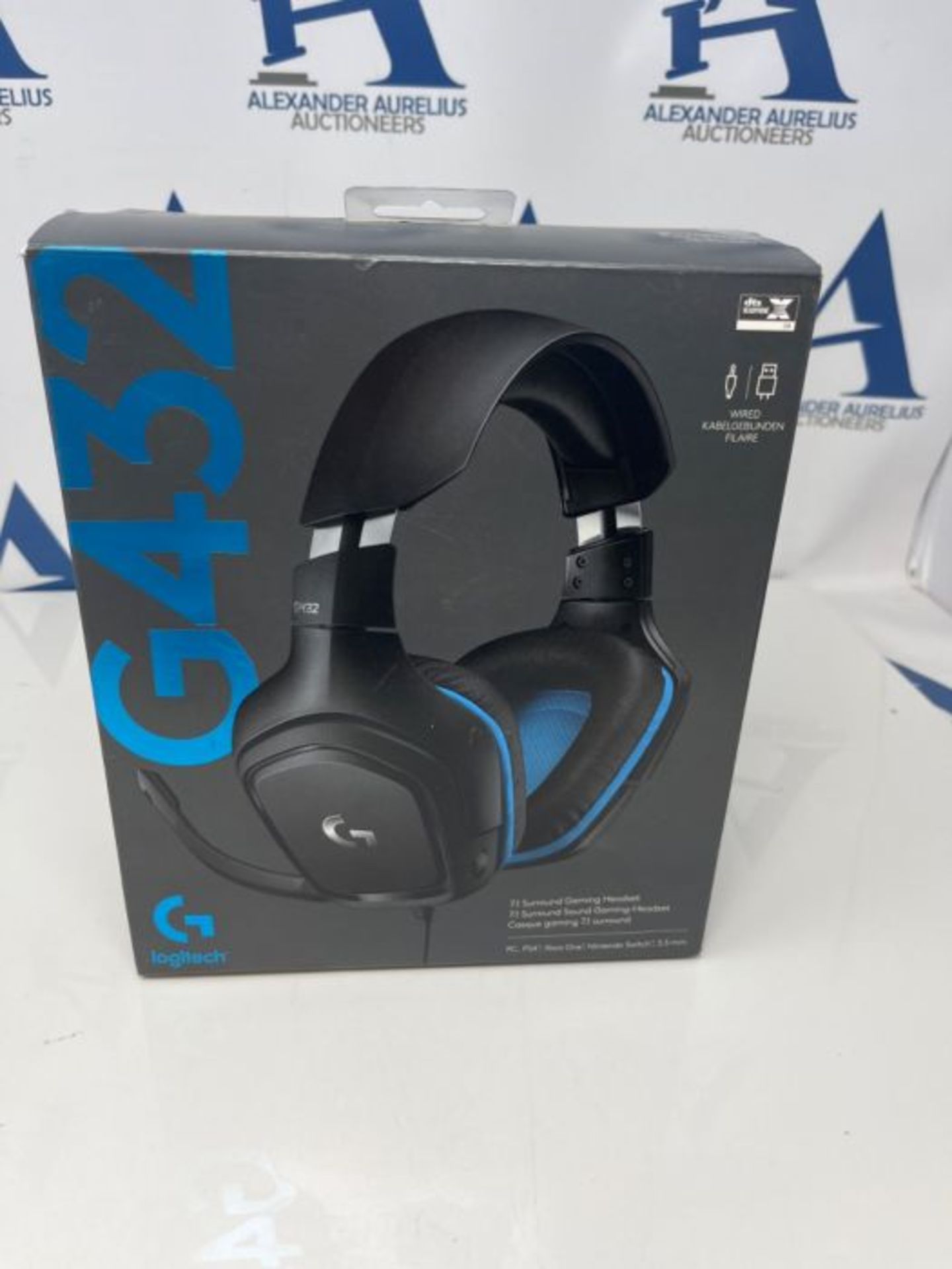 Logitech G432 Wired Gaming Headset, 7.1 Surround Sound, DTS Headphone:X 2.0, 50 mm Aud - Image 2 of 3