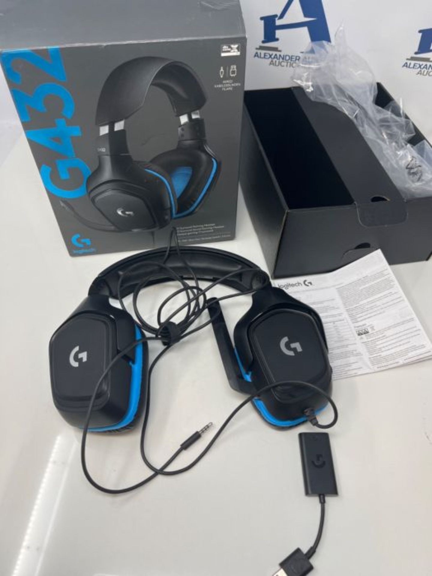 Logitech G432 Wired Gaming Headset, 7.1 Surround Sound, DTS Headphone:X 2.0, 50 mm Aud - Image 3 of 3