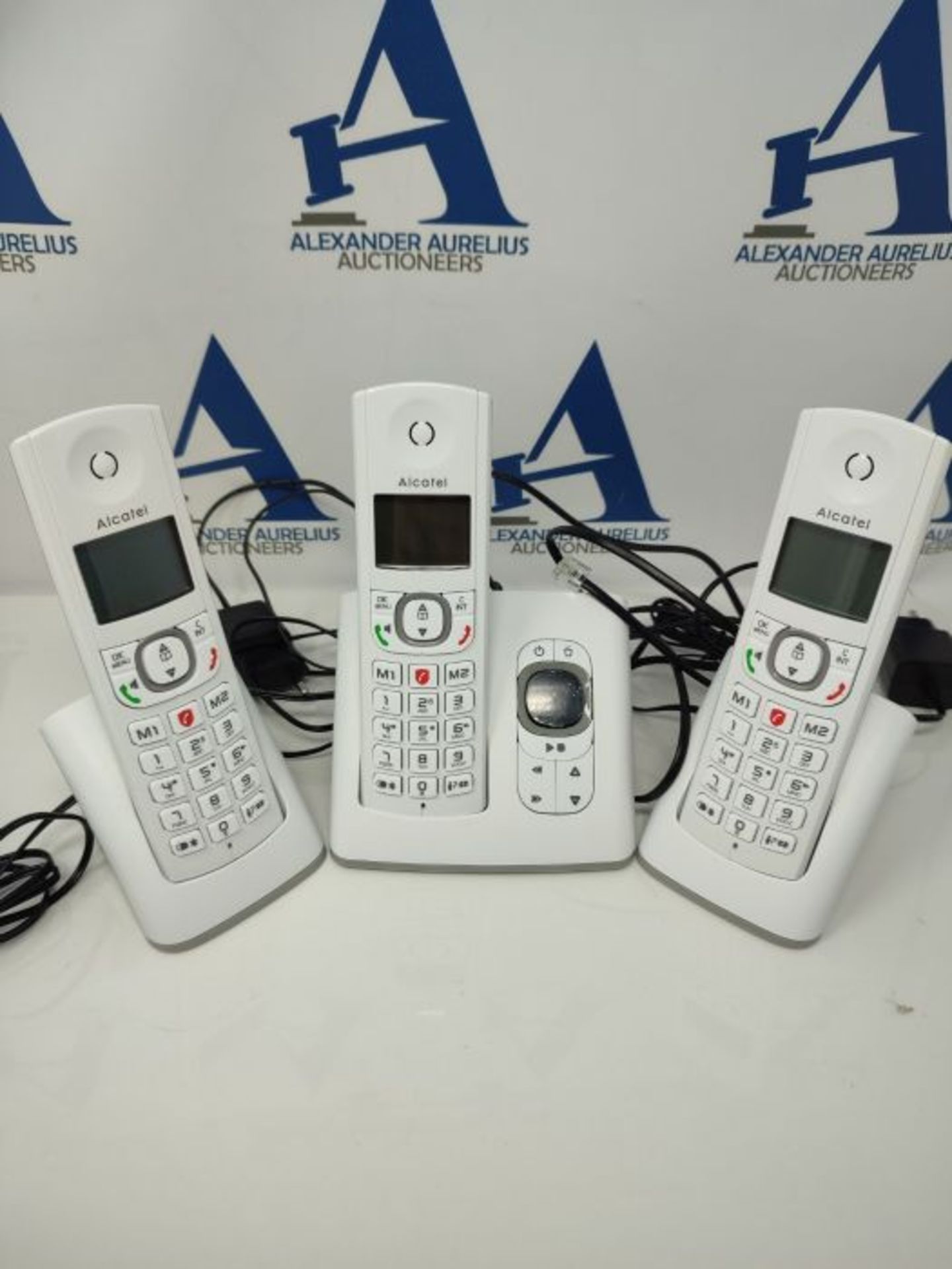 RRP £52.00 Alcatel F530 Voice Trio Answering machine gray - Image 2 of 3