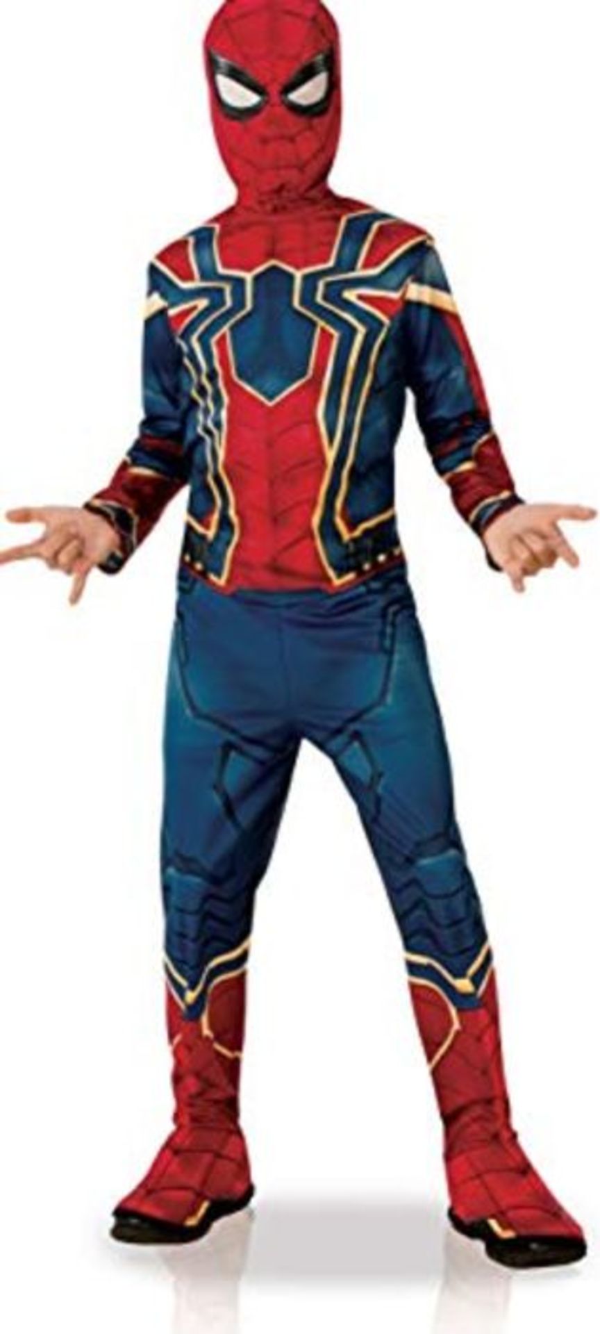 Rubie s I-700659M Iron Spider Costume, red, M-5 à 6 Jahre-105 à 116 cm