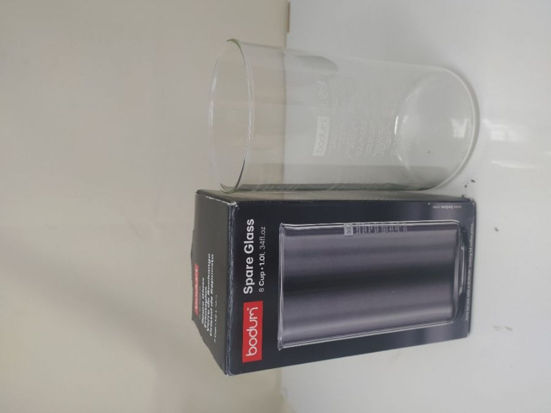 Bodum 01-10945-10 Coffee Press Replacement Beaker, No Spout, Borosilicate Glass - 8-Cu - Image 2 of 2