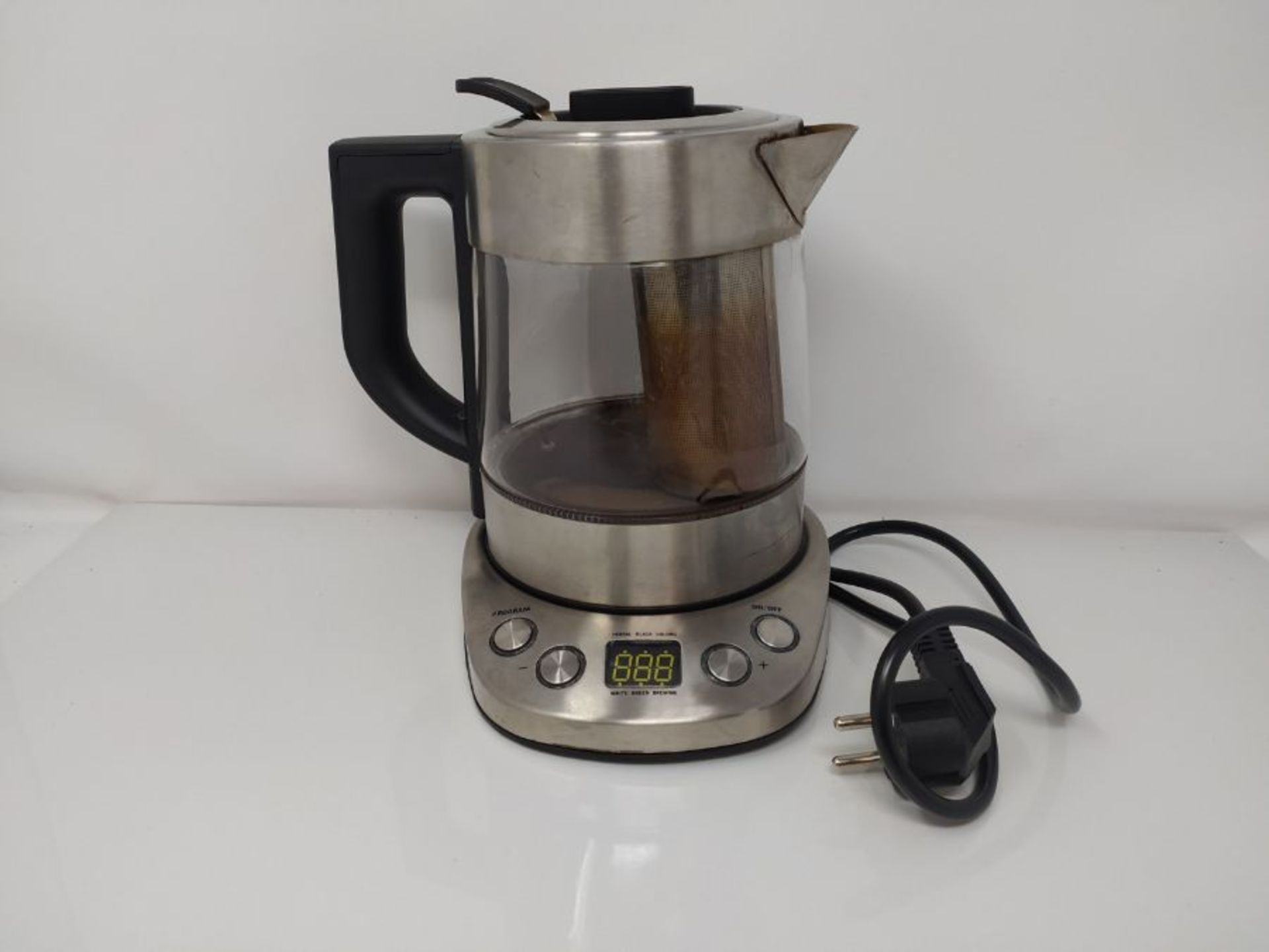 RRP £52.00 Severin Deluxe Mini Kettle for Cooking Water and Tea with 2000 W of Power WK 3473, Gla - Image 3 of 3