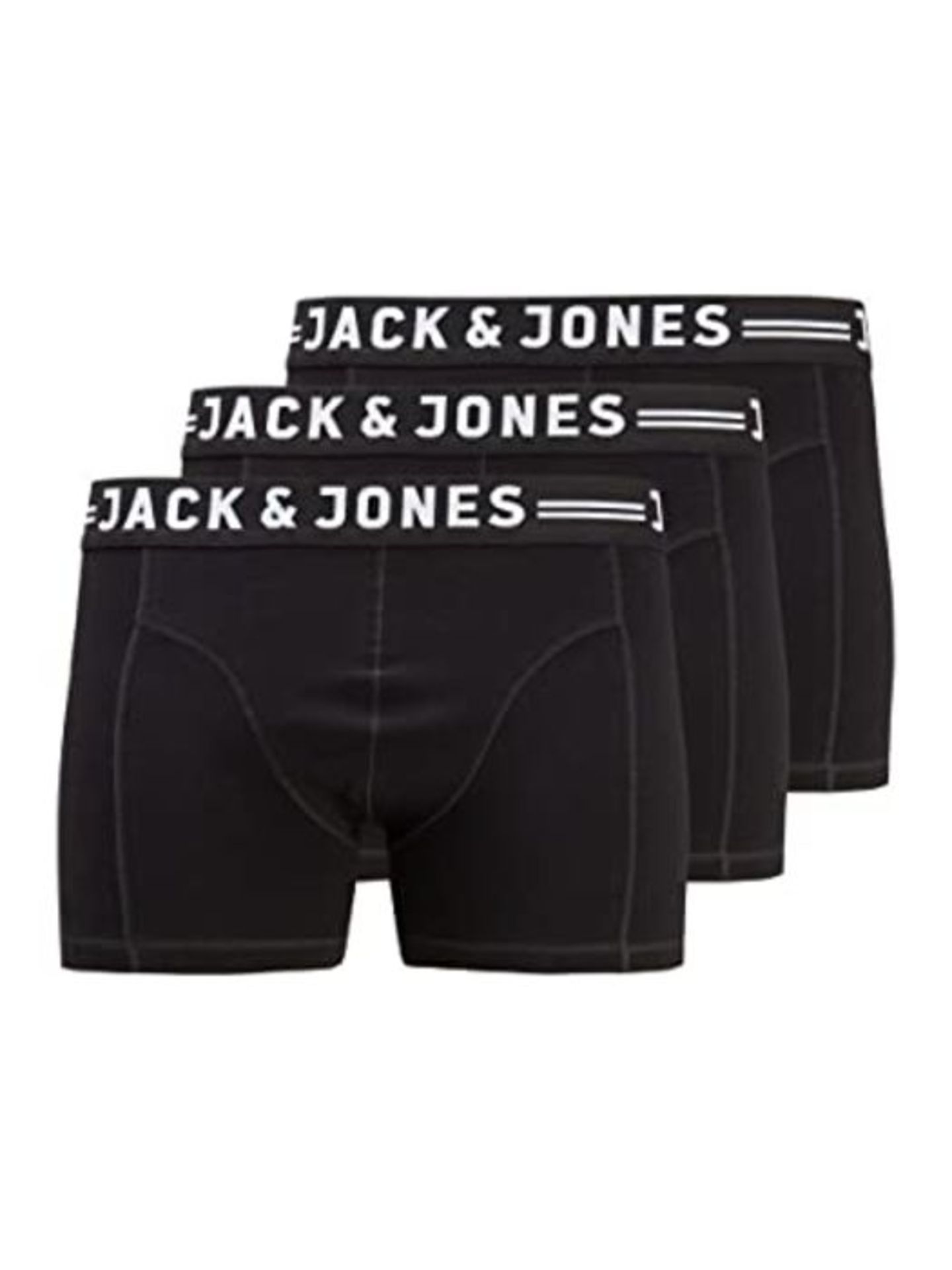Jack and Jones Mens 3 Pack Trunks Plus Size