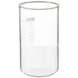 Bodum 01-10945-10 Coffee Press Replacement Beaker, No Spout, Borosilicate Glass - 8-Cu