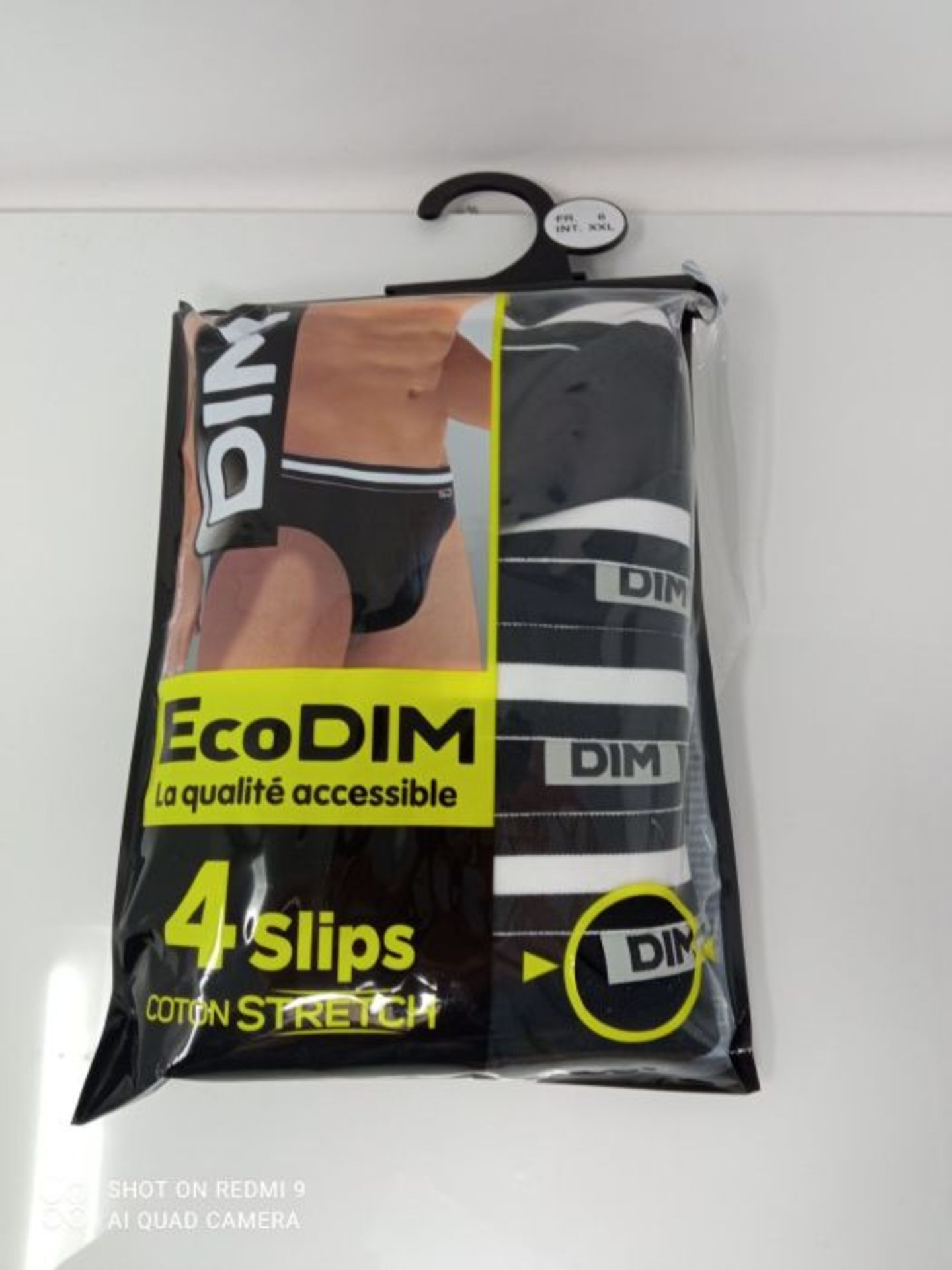 DIM Men's Eco Slip 3+1 Gratuit Boxer Briefs, Black (Noir/Noir/Noir/Noir 0hz), XX-Large - Image 2 of 3