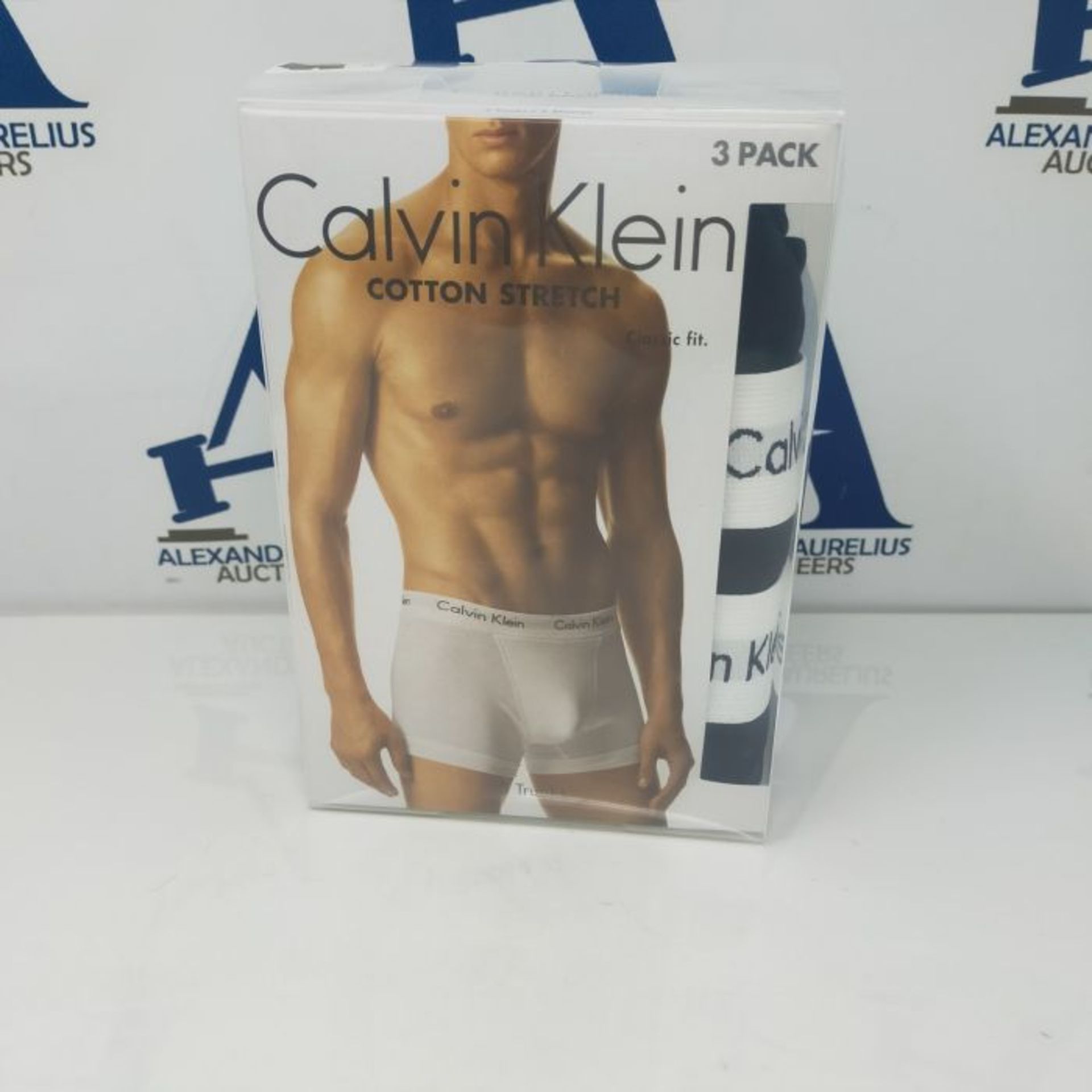 Calvin Klein Cotton Stretch Trunk Black 3 Pack - Large - Image 2 of 2