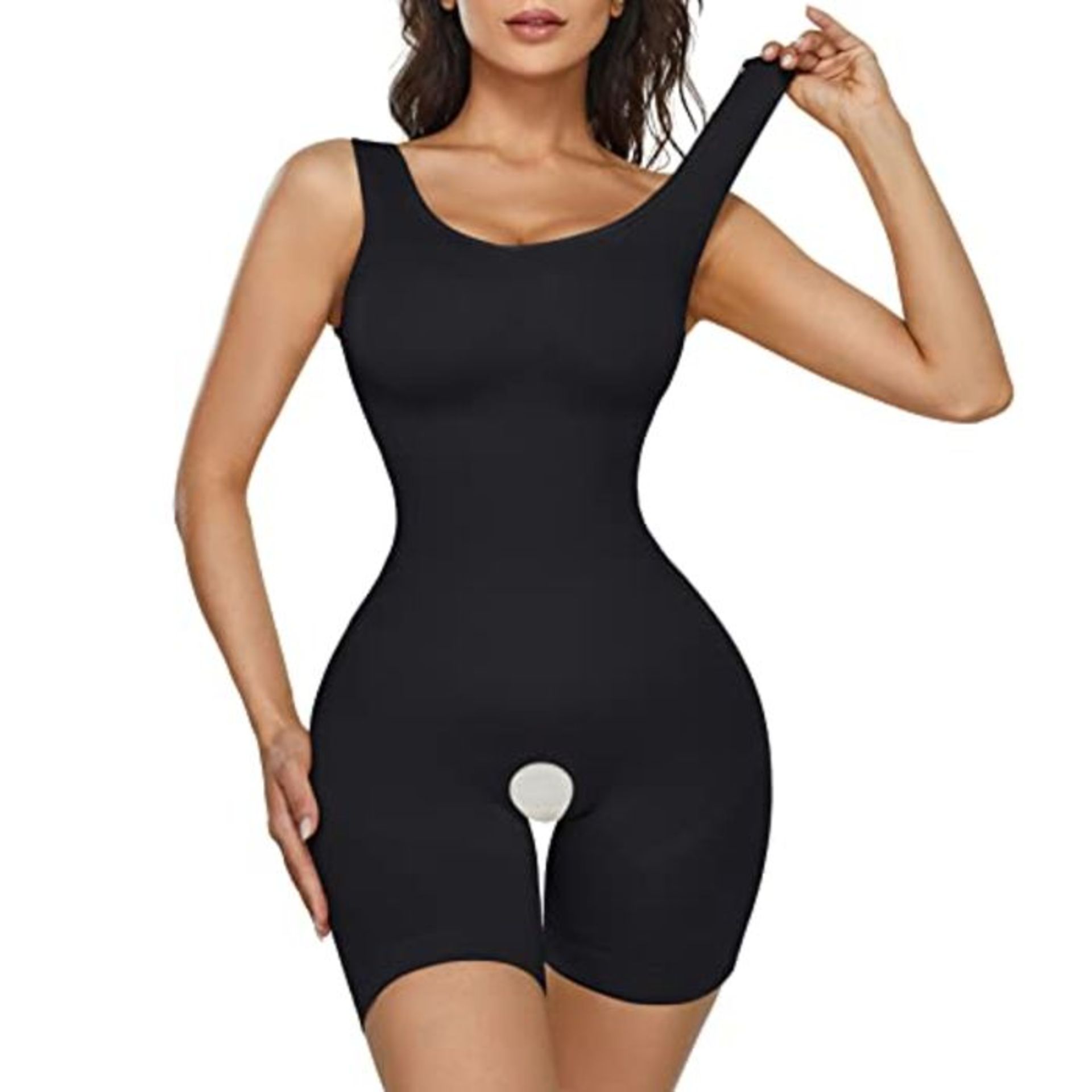 CHUMIAN Body Shaper Women's Figure-Shaping Shapewear Tummy Control Strong Shaping Body