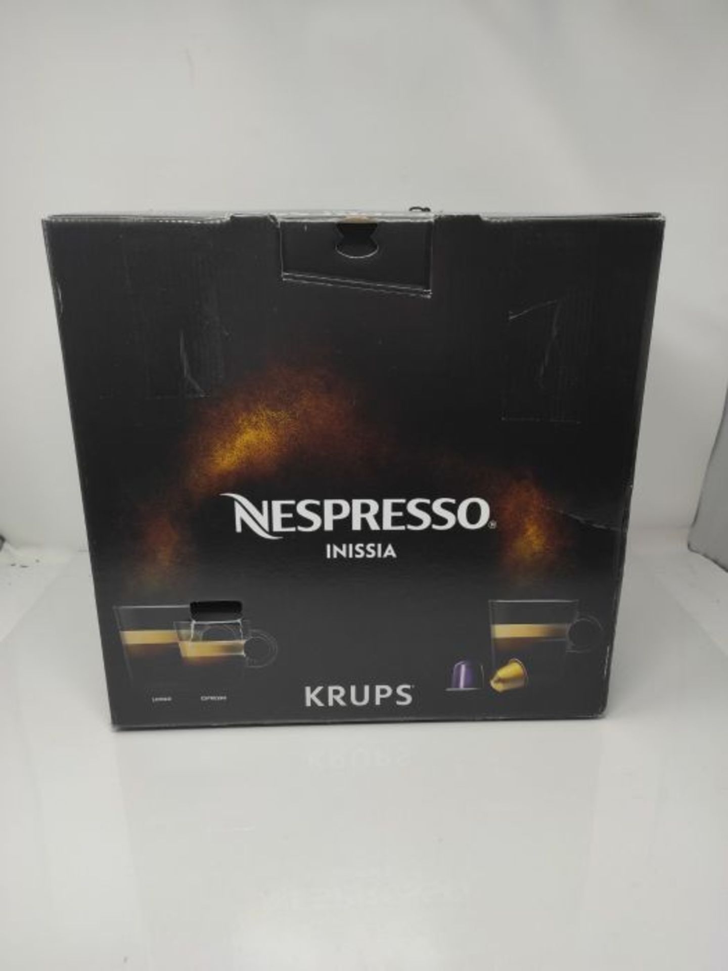 RRP £50.00 Krups XN 1005 Inissia Nespresso Ruby Red - Image 2 of 3