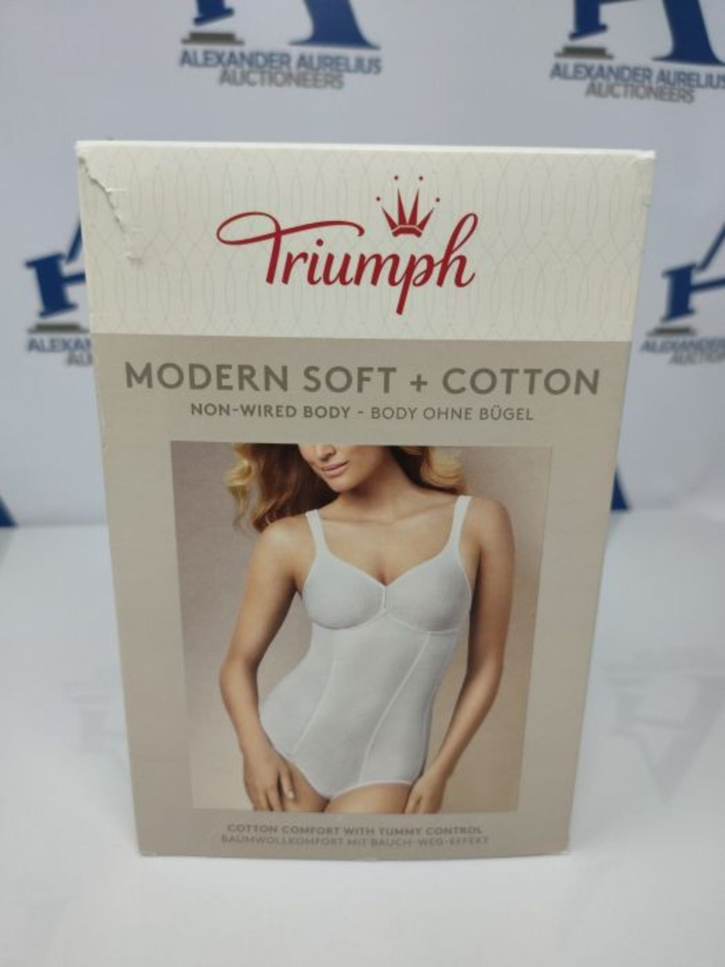 RRP £72.00 Triumph Damen Miederkleid Modern Soft + Cotton BS, WeiÃx (White 03), 110B - Image 2 of 3