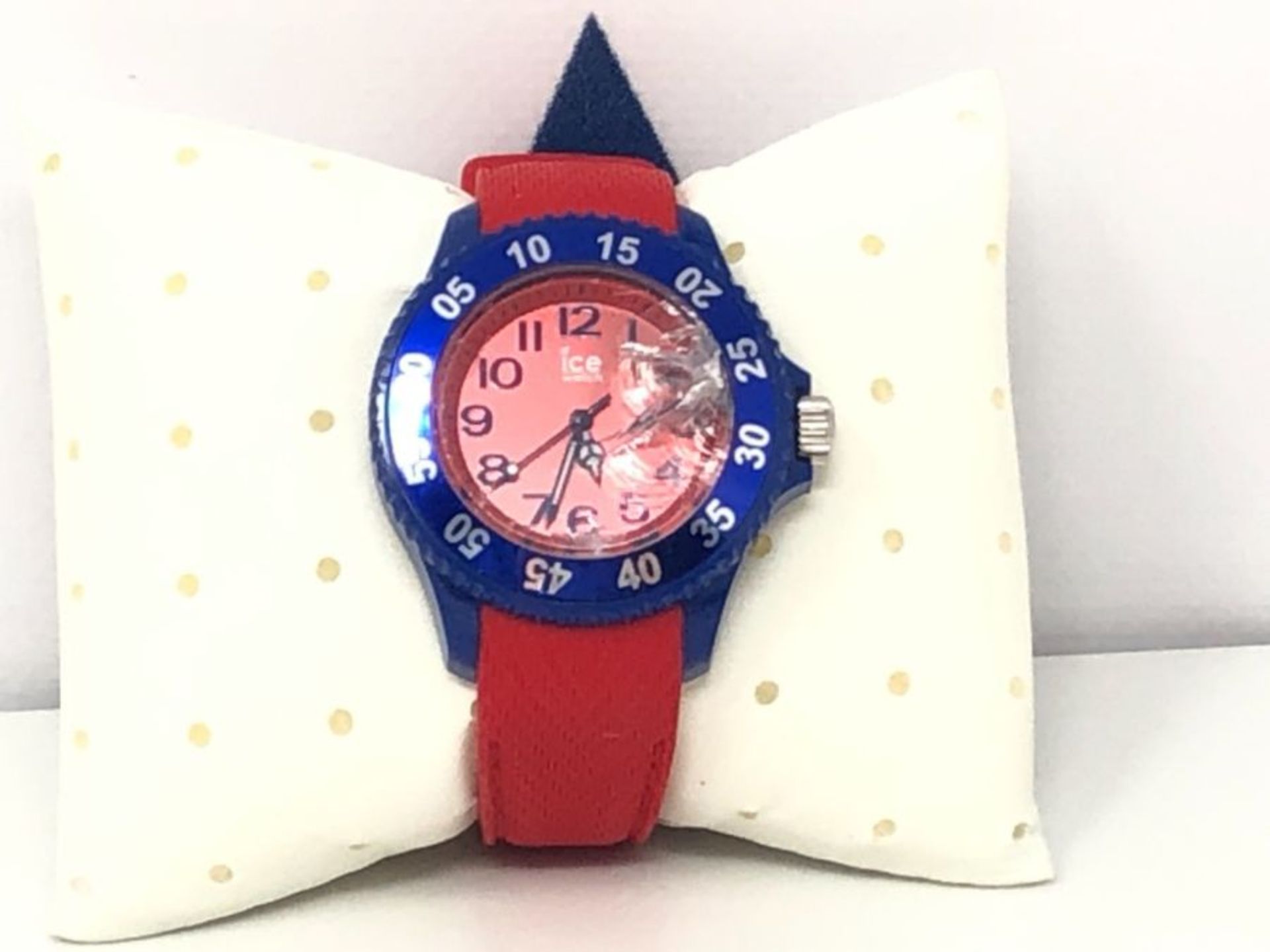 RRP £59.00 Ice-Watch - ICE cartoon Spider - Rote Jungenuhr mit Silikonarmband - 017732 (Small) - Image 2 of 3