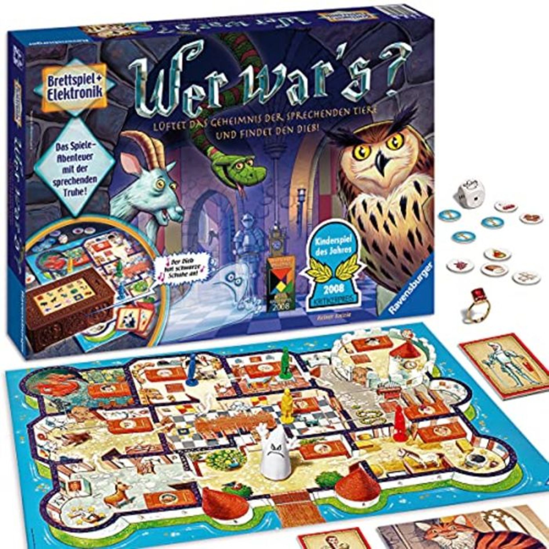 Ravensburger Kinderspiel 21854 - Wer war's - Gesellschafts- und Familienspiel, für Ki