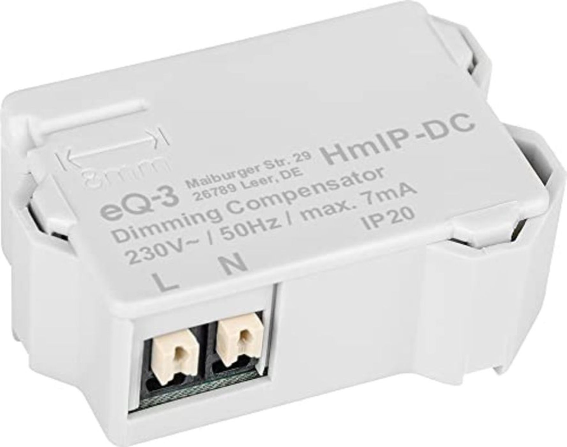 Homematic IP Smart Home 155402A0 Dimmer Compensator Eliminates Interference and Provid