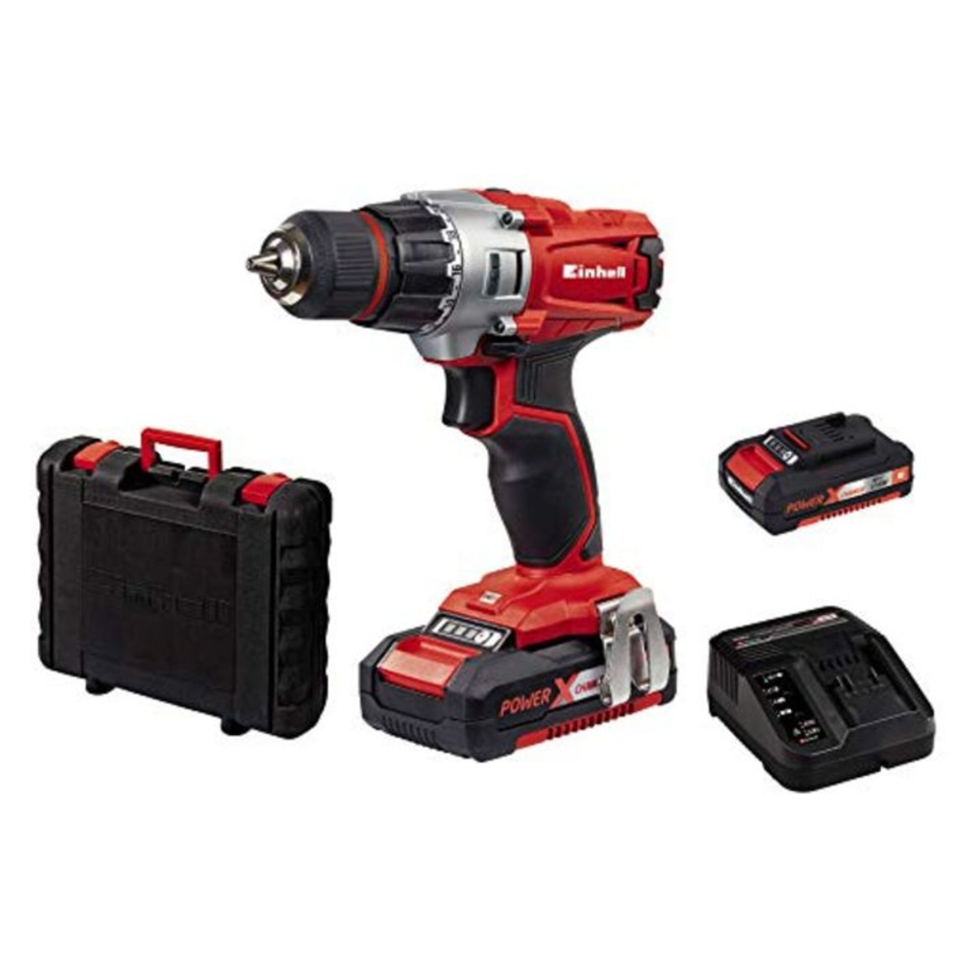 RRP £109.00 Einhell Cordless Screwdriver / Cordless Drill TE-CD 1/-2 Li Kit