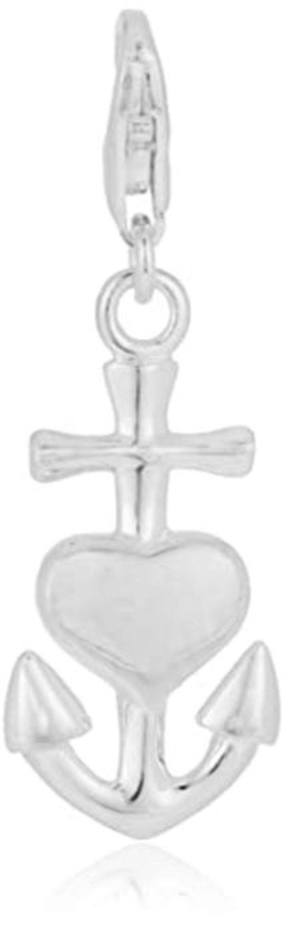 Thomas Sabo Women Charm Pendant Cross Heart Anchor Faith Love Hope Charm Club 925 Ster