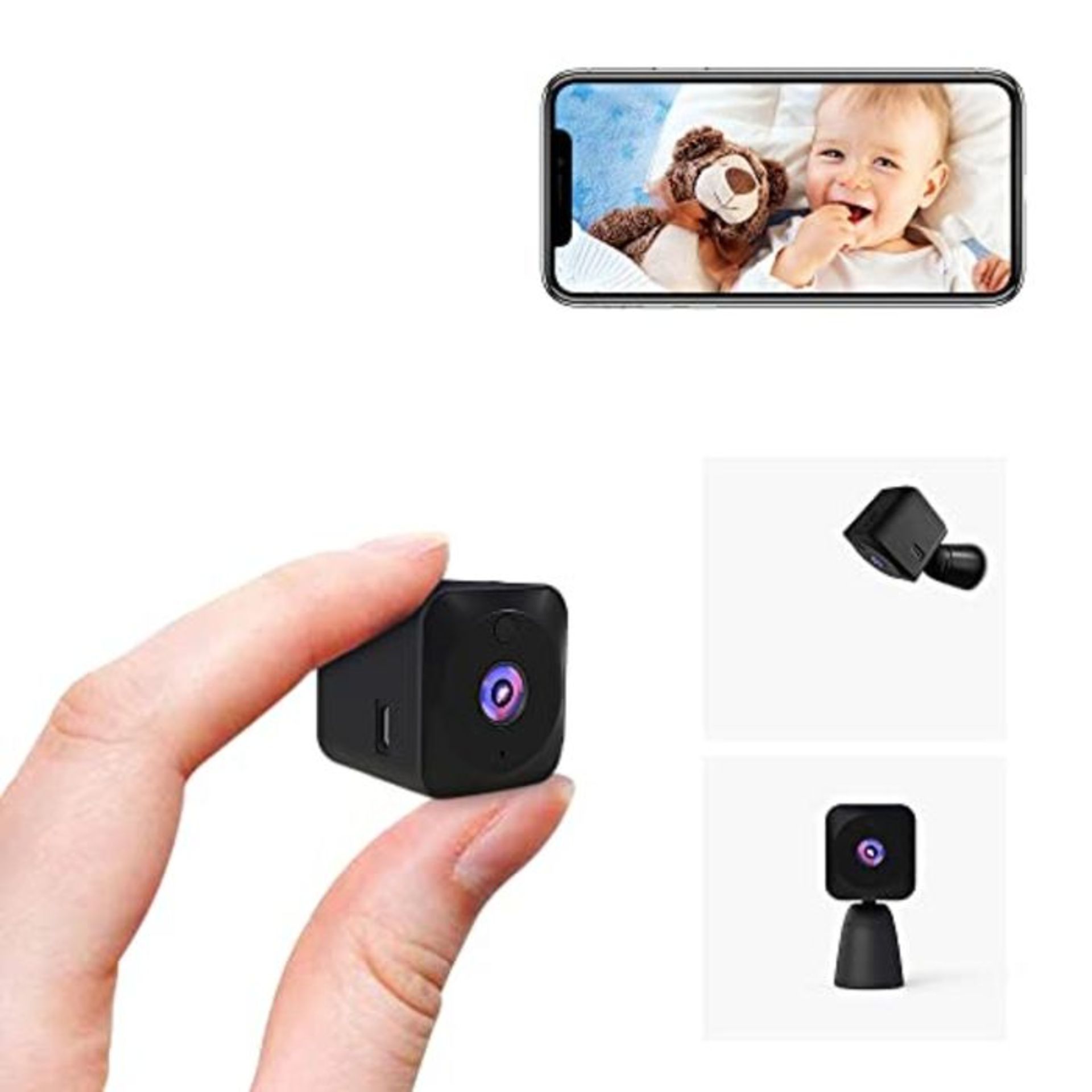 Mini Camera 4K HD Mini Surveillance Camera Live Transmission Mobile Phone App for Indo