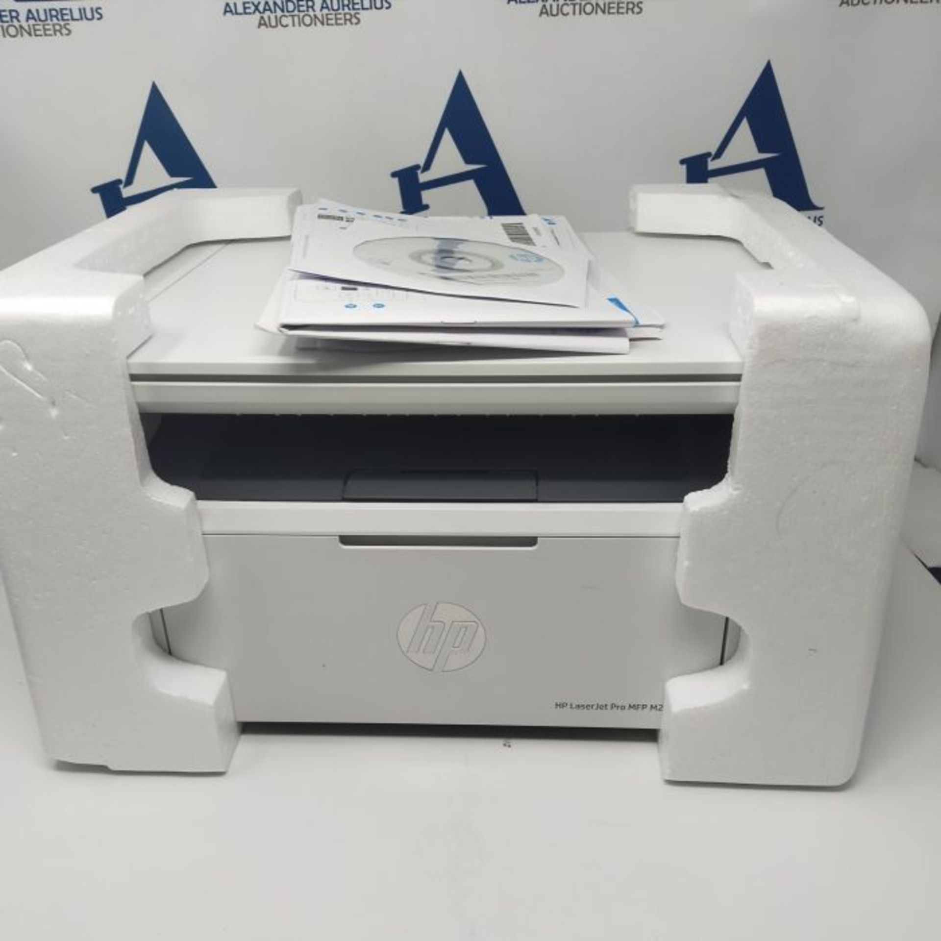 RRP £140.00 HP LaserJet Pro M28w Multi-Function Printer, White - Image 2 of 3