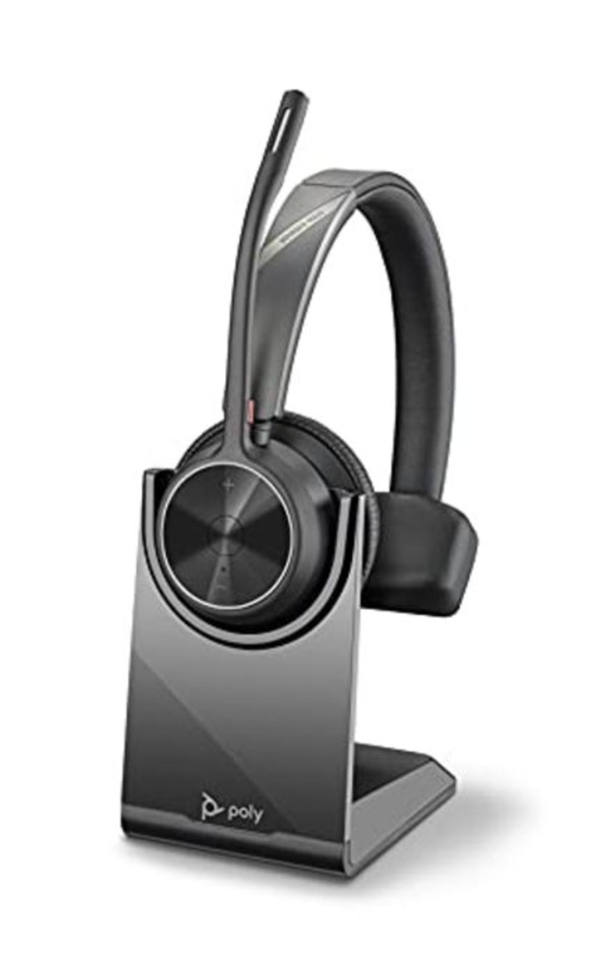 RRP £145.00 Poly - Voyager 4310 UC Wireless Headset + Charge Stand (Plantronics) - Single-Ear Head